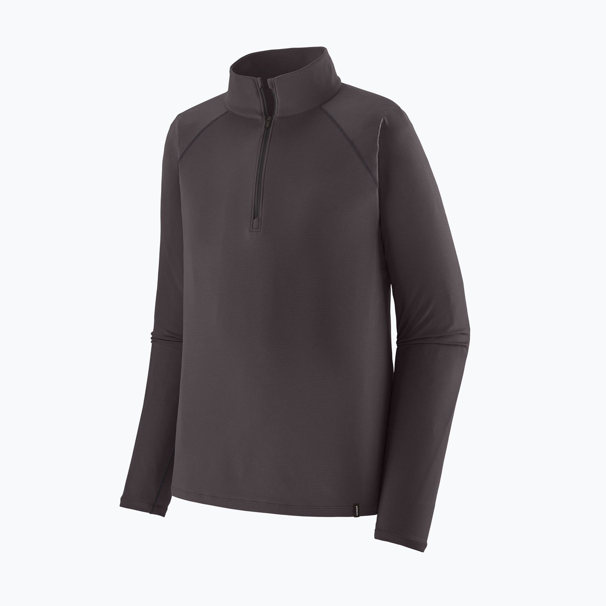 Bluză termoactivă pentru bărbați Patagonia Capilene Midweight Zip Neck ink black