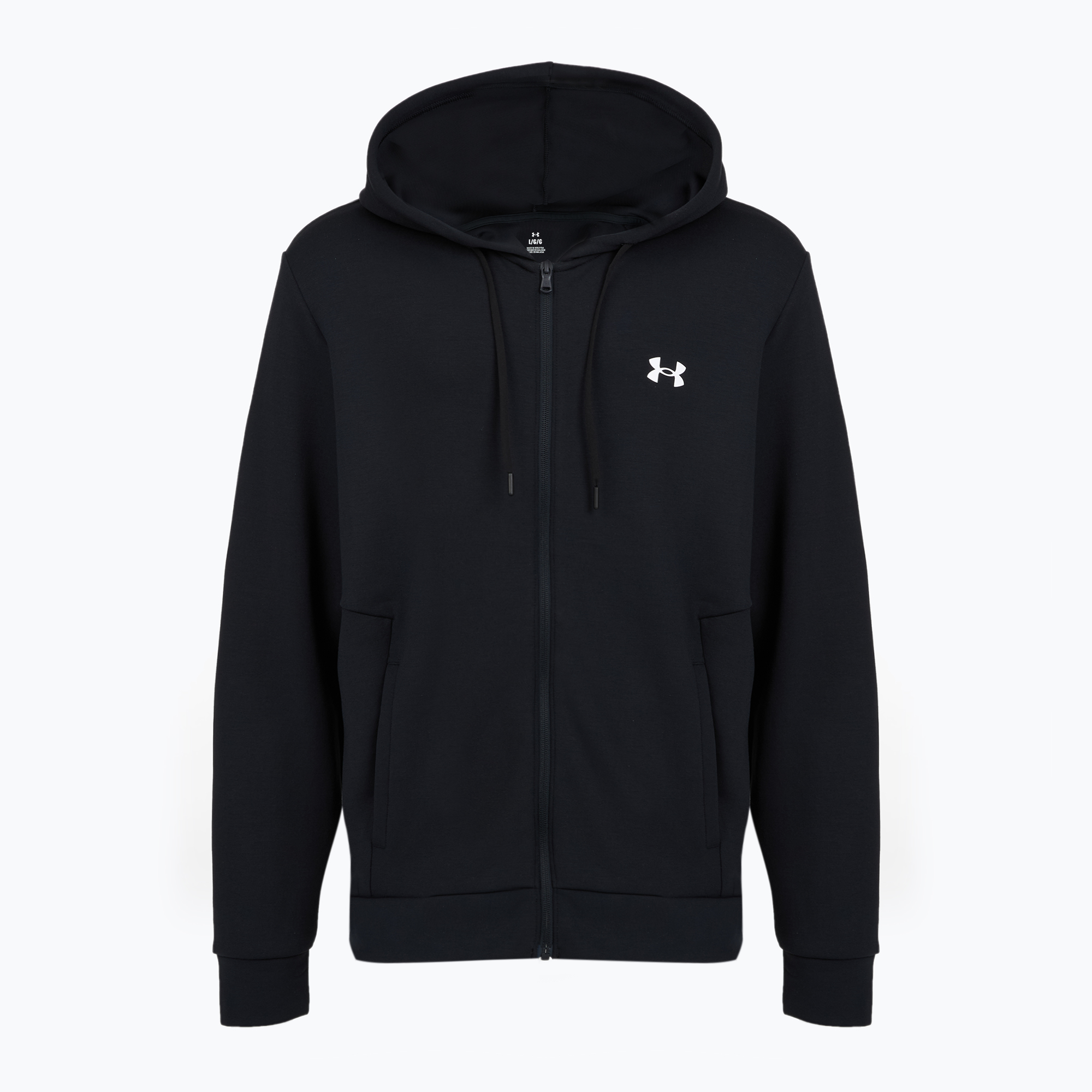 Мъжки суитшърт Under Armour Flex Fleece Full Zip black/white