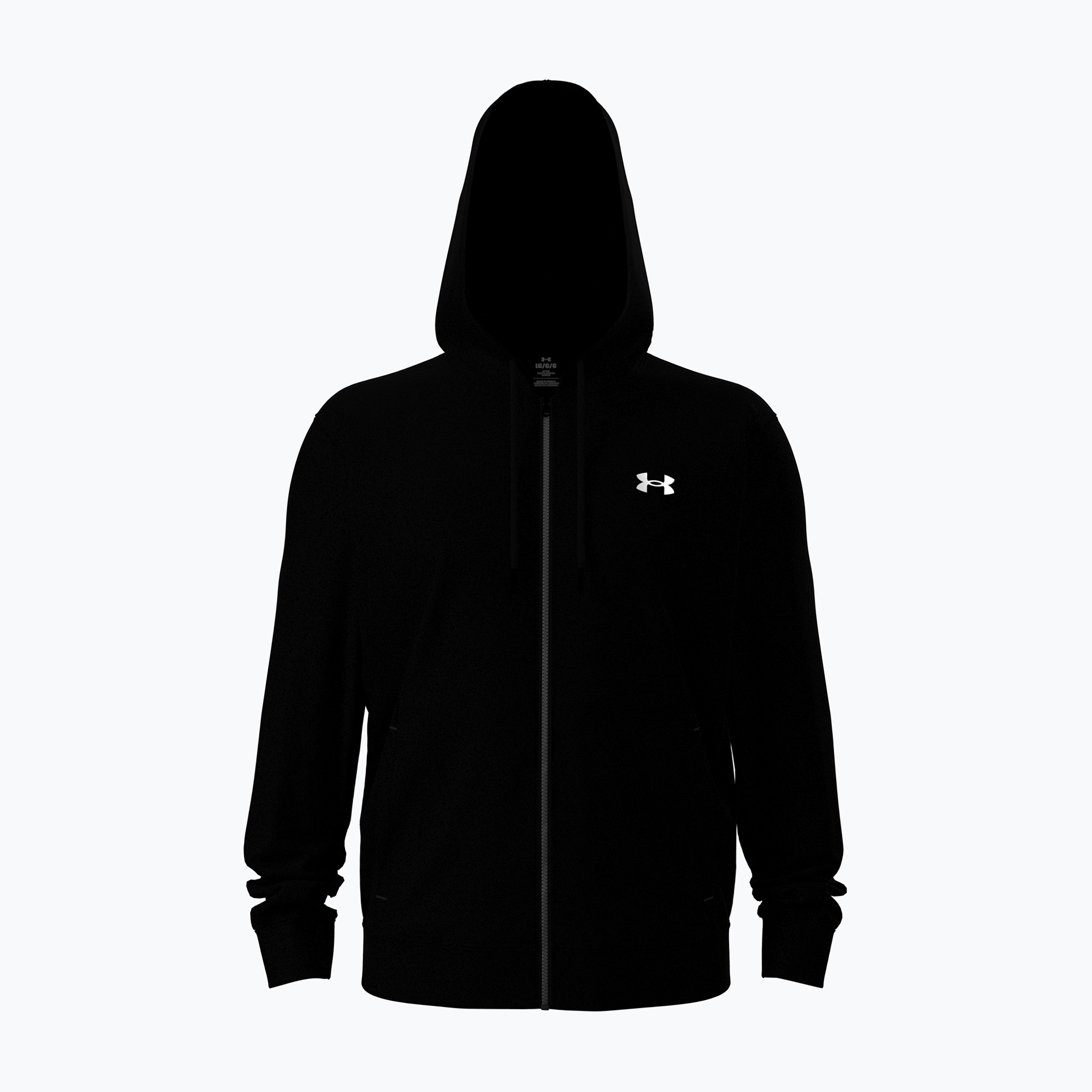 Мъжки суитшърт Under Armour Flex Fleece Full Zip black/white