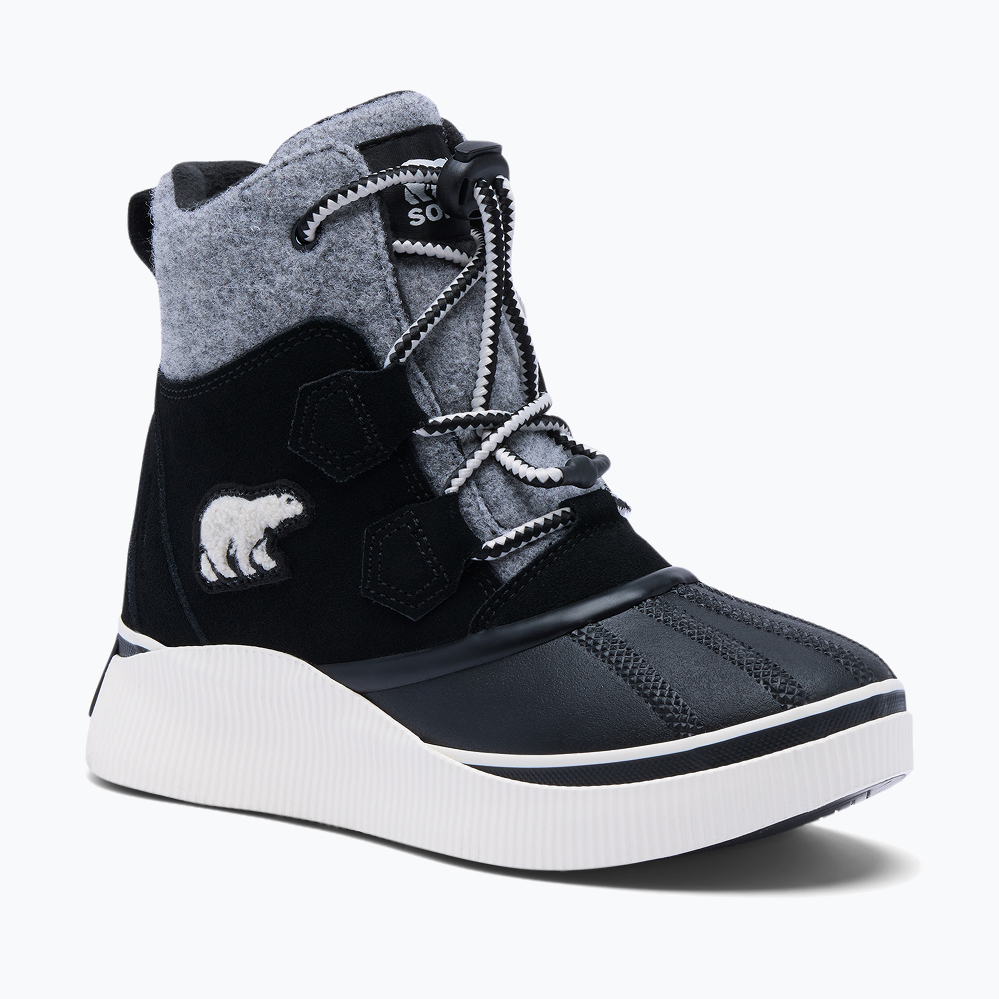 Детски ботуши за сняг Sorel Out N About IV Chillz Waterproof black/chalk