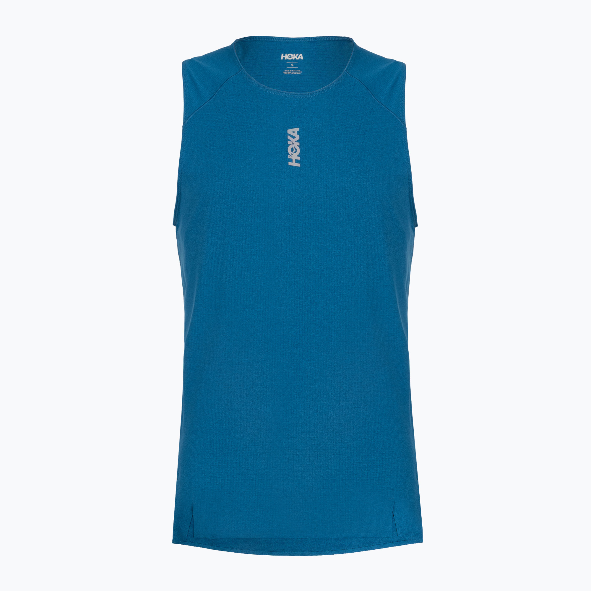 Мъжка тениска за бягане HOKA EveryRun Tank night glow blue