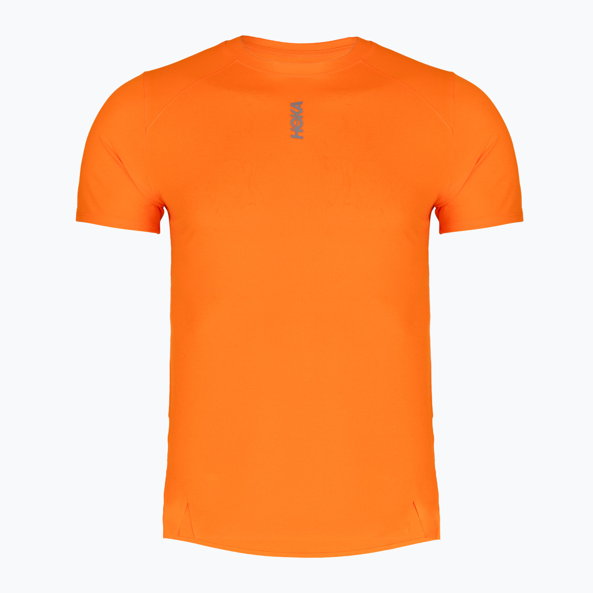 Мъжка тениска за бягане HOKA EveryRun Short Sleeve electric tangerine