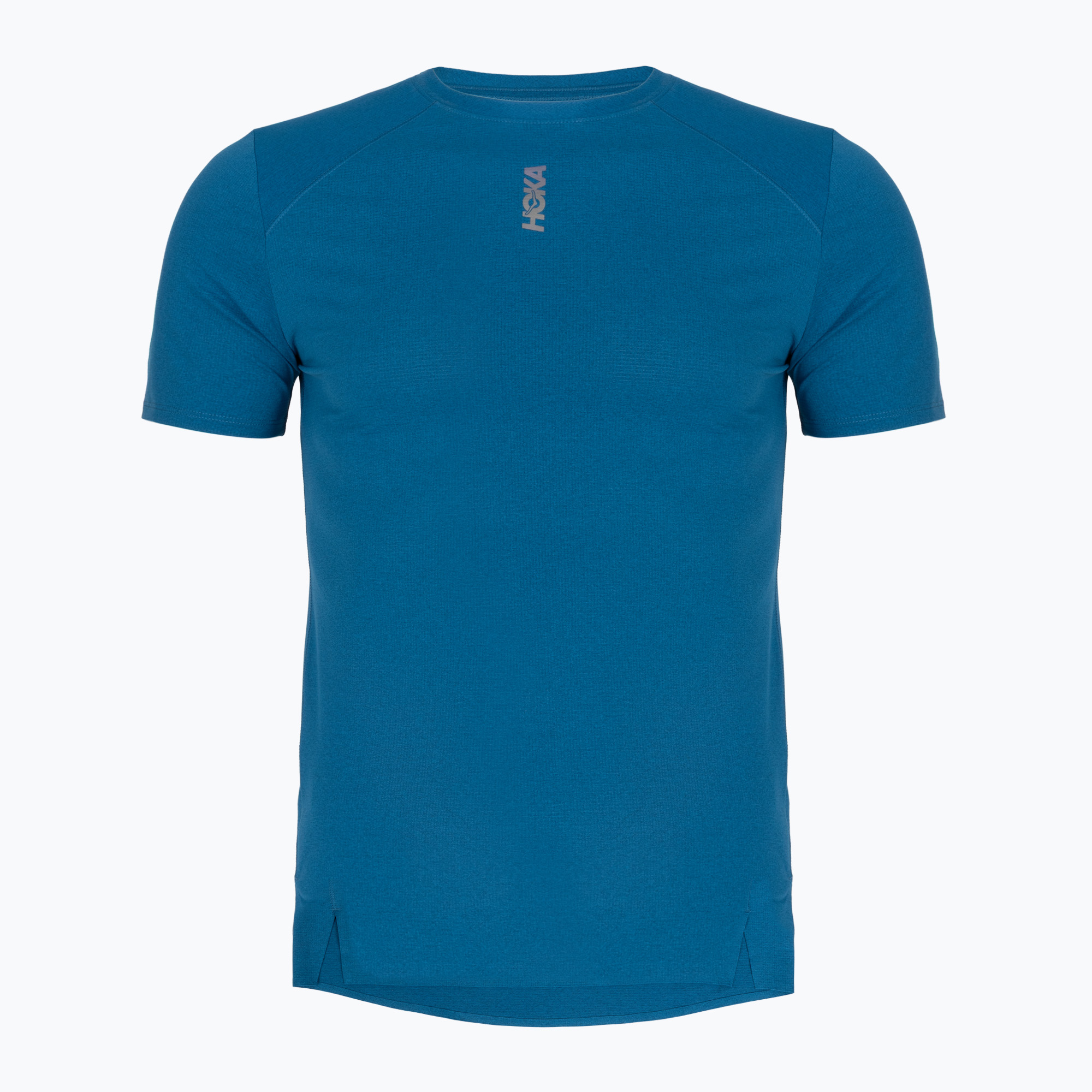 Мъжка тениска за бягане HOKA EveryRun Short Sleeve night glow blue