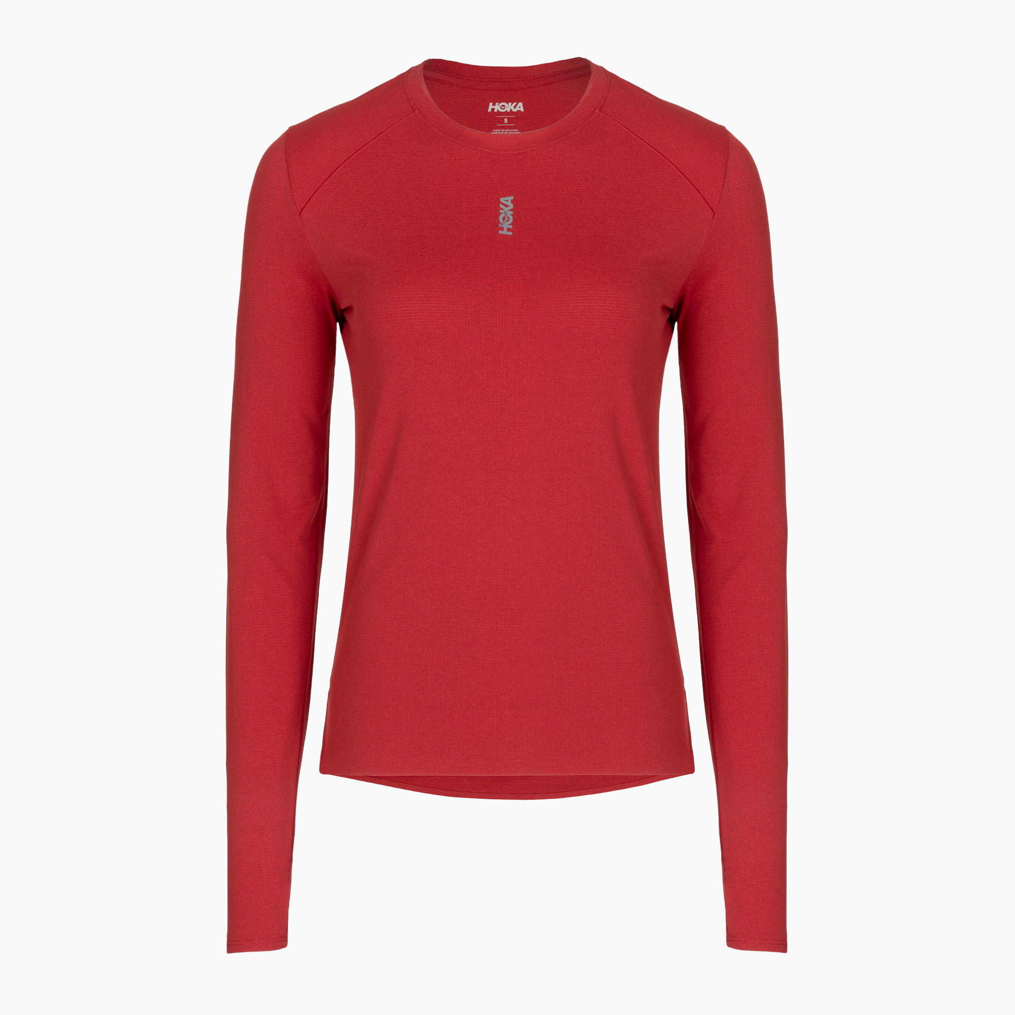 Дамска блуза за бягане с дълъг ръкав HOKA EveryRun Long Sleeve red agate