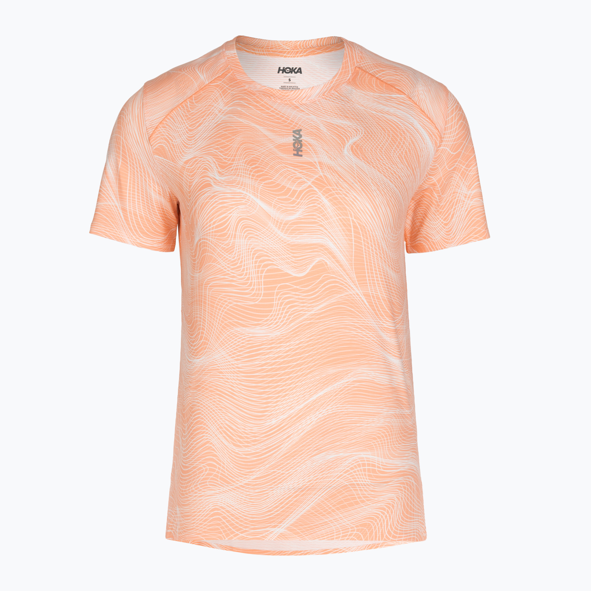 Tricou de alergare pentru femei HOKA EveryRun CLF PRT sunstone print
