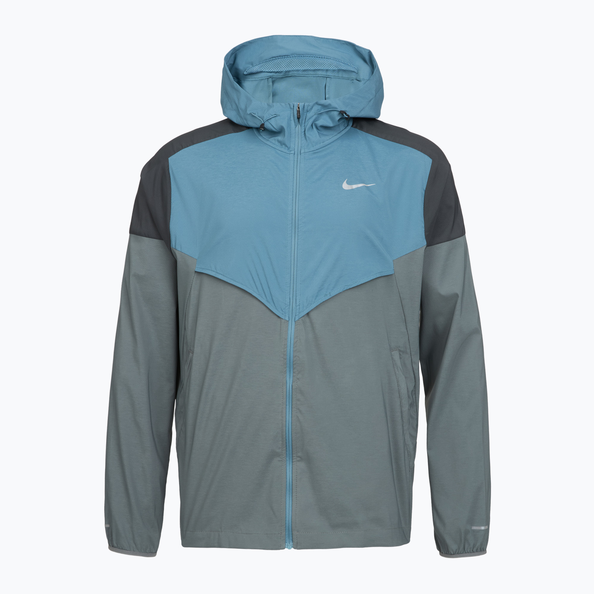 Pánská běžecká bunda Nike Impossibly Light Windrunner smoke grey/smokey blue/anthracite