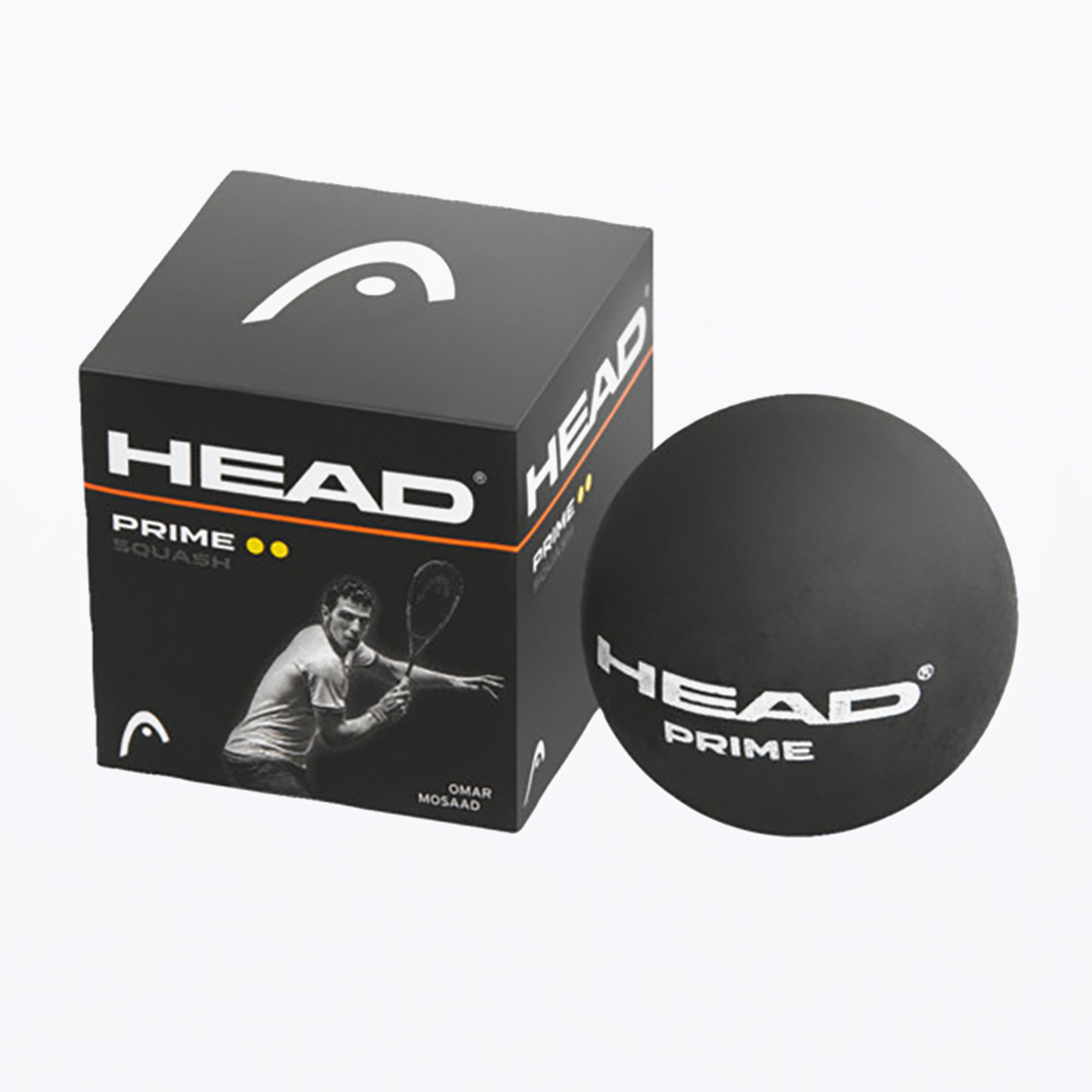 HEAD sq Prime Squash labda 1 db fekete 287306 (Prime Squash Ball 287306)