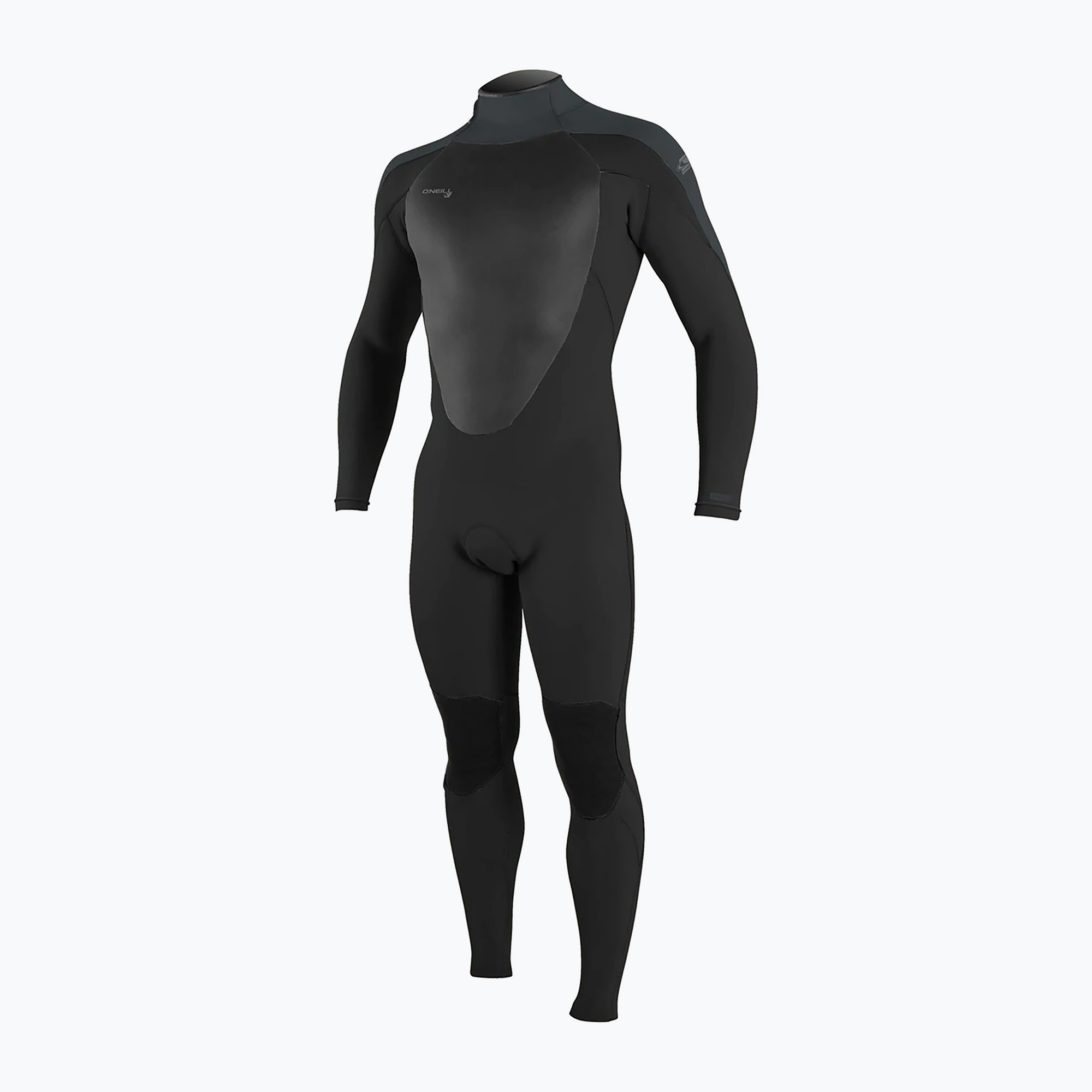Pianka do pływania męska O'Neill Epic 4/3 mm Back Zip Full black/gunmetal/dayglo 