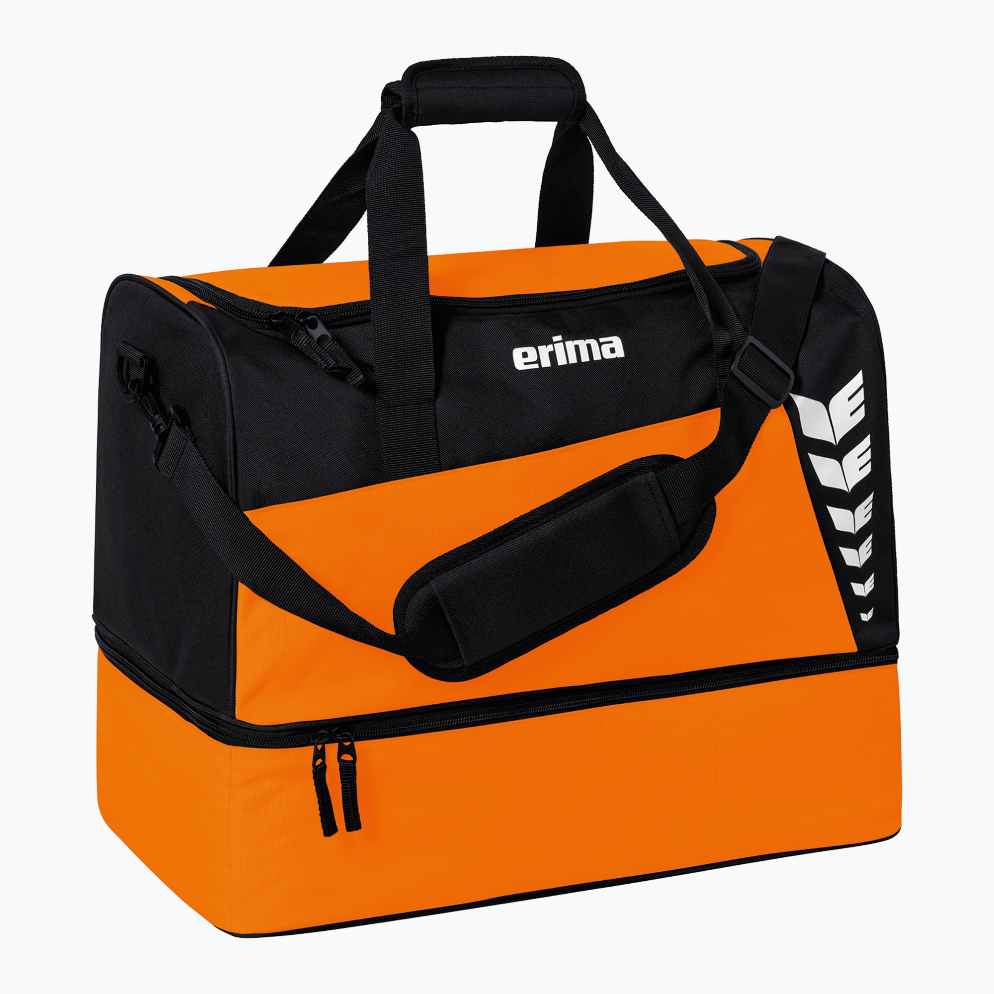 Torba treningowa ERIMA Six Wings Sports Bag With Bottom Compartment 35 l orange/black 