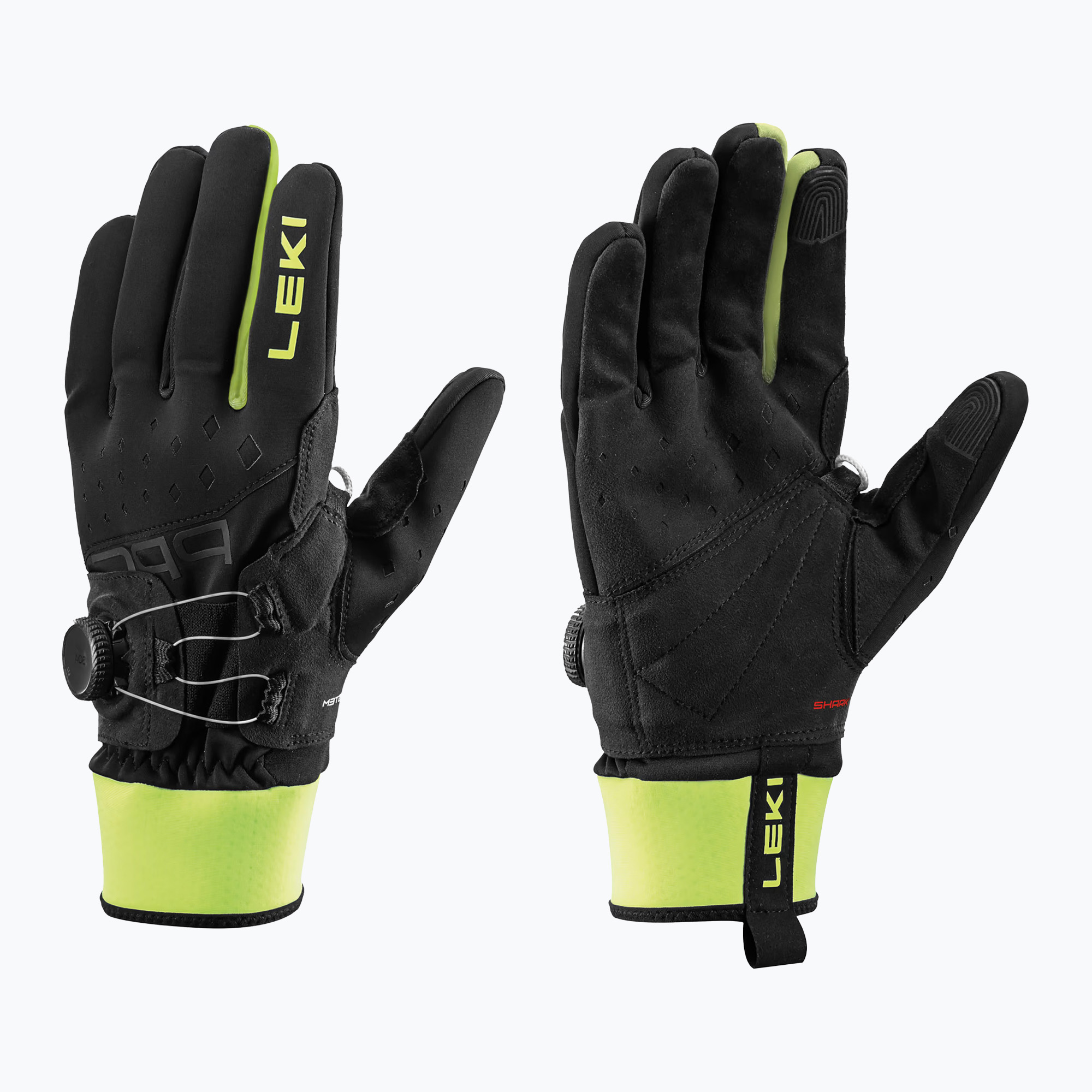 Ски ръкавици LEKI PRC Boa Shark black/neon yellow