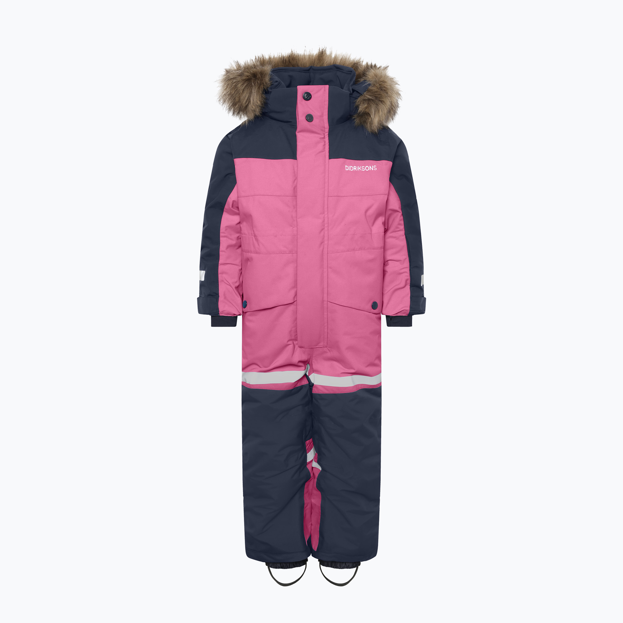 Combinezon de schi pentru copii Didriksons Bjärven Cover 5 heather pink