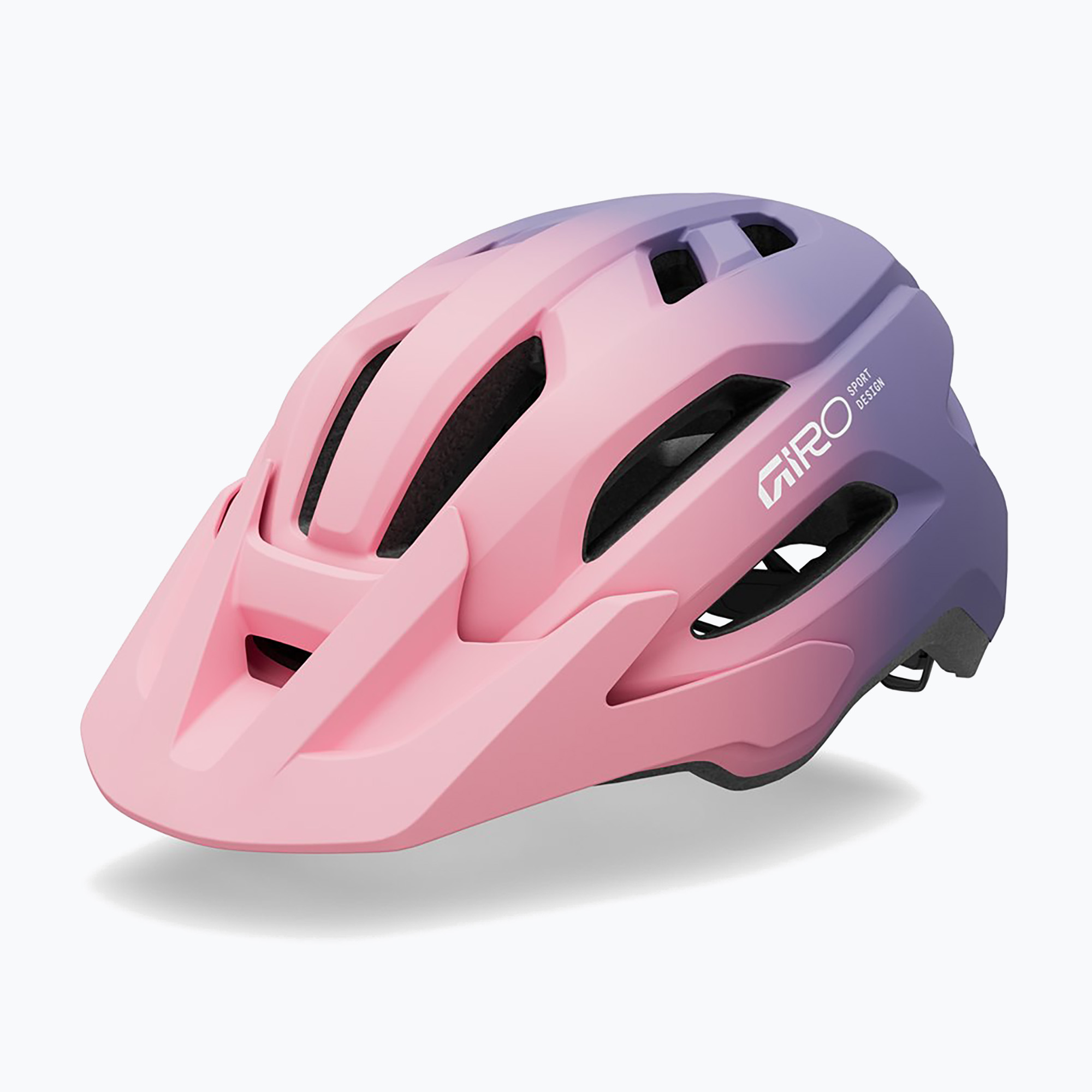 Детска велосипедна каска Giro Fixture II MIPS matte light pink/purple fade