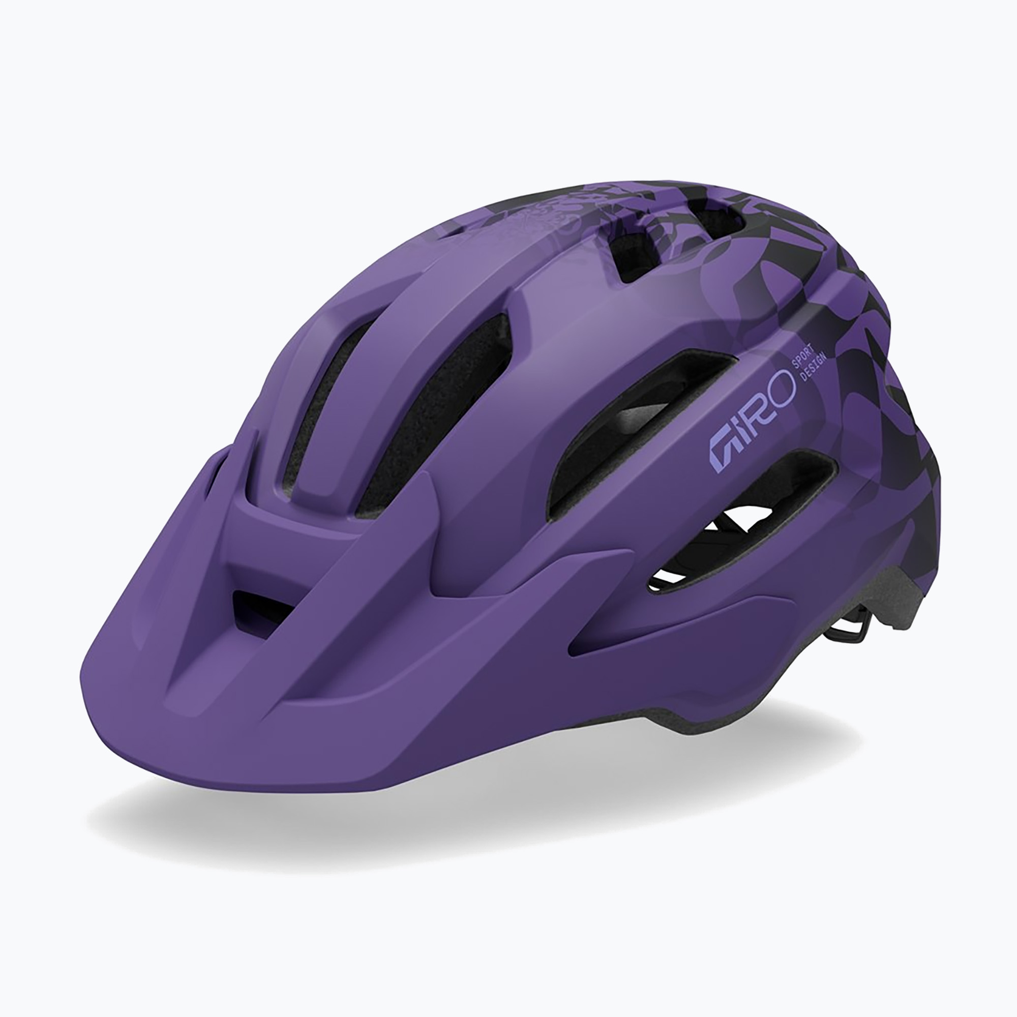 Детска велосипедна каска Giro Fixture II MIPS matte purple rush