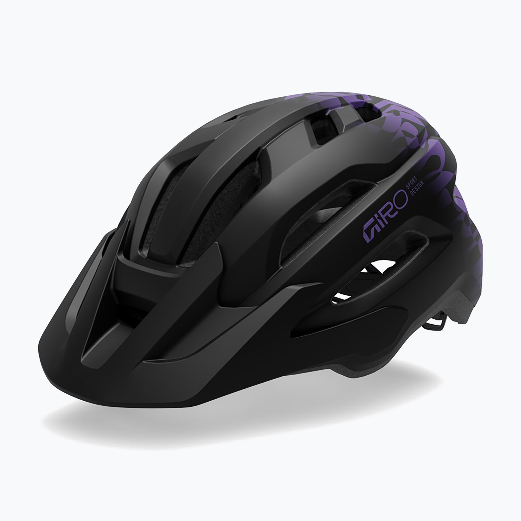 Велосипедна каска Giro Fixture II MIPS matte black/purple rush
