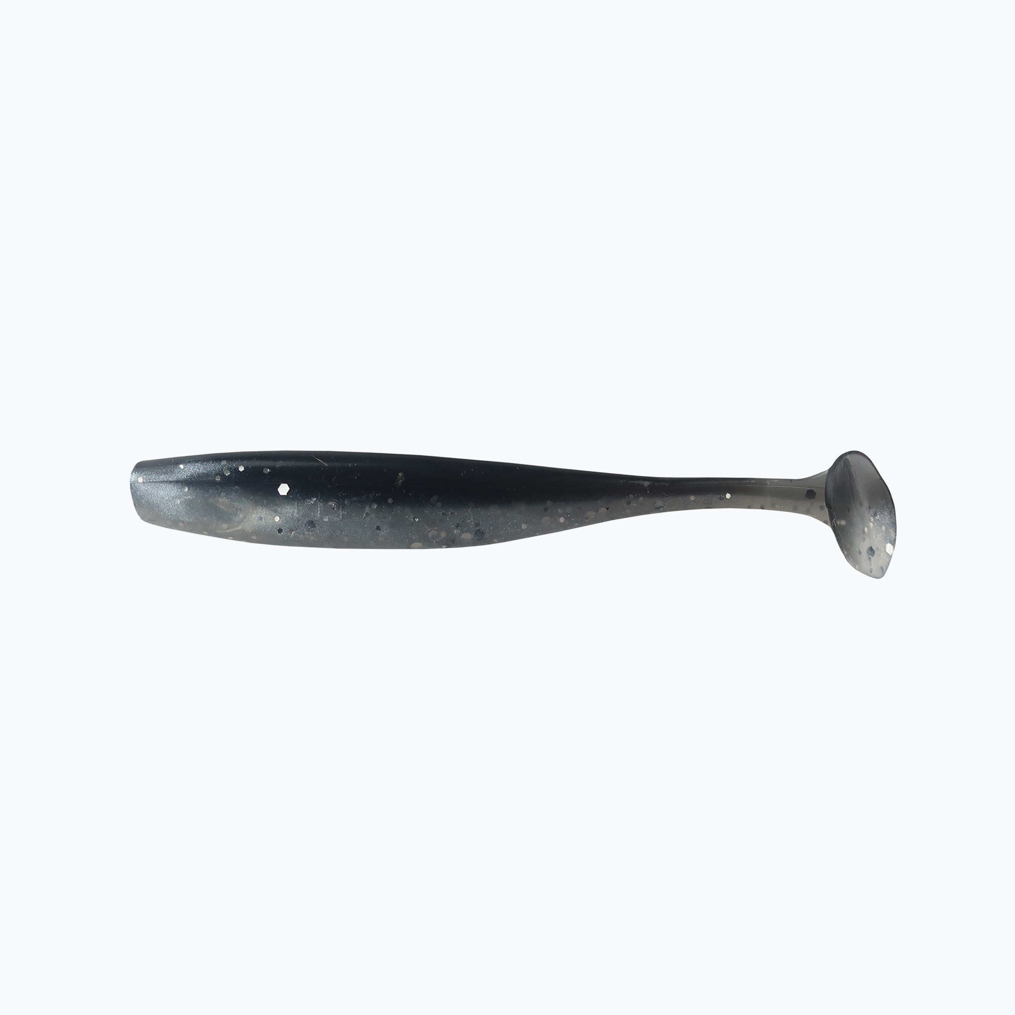 Gumi csali Relax Bass 2,5 Laminált 4 db. Fekete / fehér gyöngyház-ezüst csillogás BAS25 (Bass 2.5 Laminated BAS25)