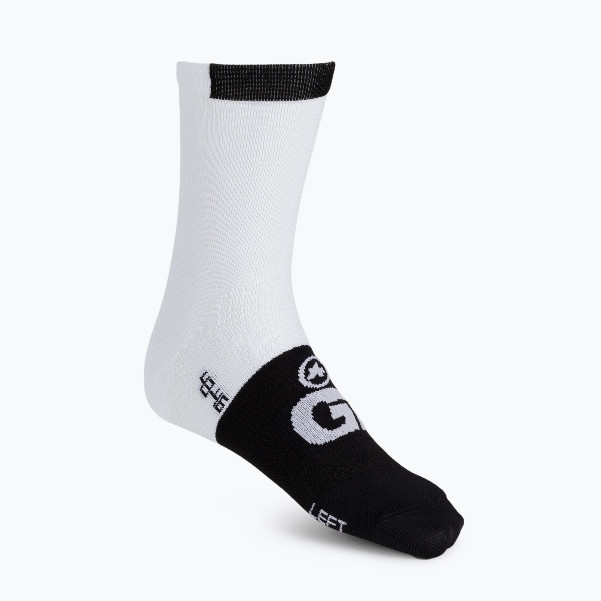 ASSOS GT C2 detské cyklistické ponožky bielo-čierne P13.60.700.57 (GT C2 P13.60.700.57)
