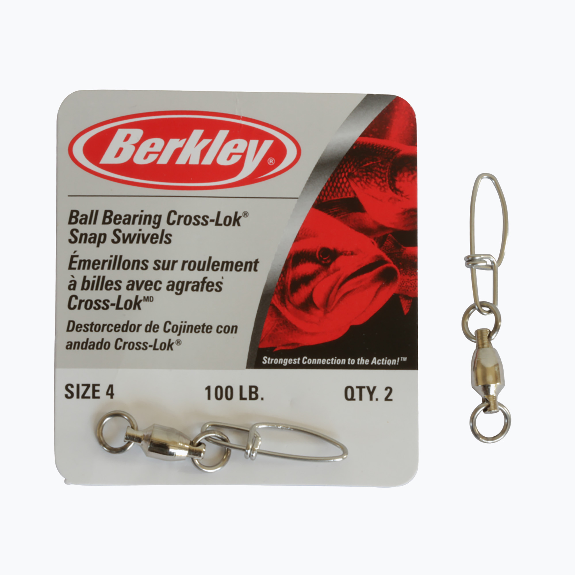 Berkley Mc Mahon Bb Con Snaps Swivels girelle da spinning taglia 2 (2) (Mc Mahon Bb With Snaps Swivel 1280539)