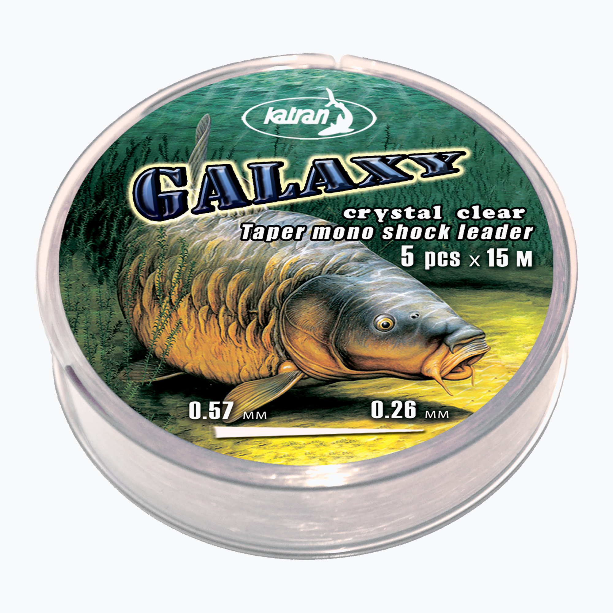 Katran Galaxy Taper Mono Shock vezető Clear (Galaxy Taper Mono Shock Leader)