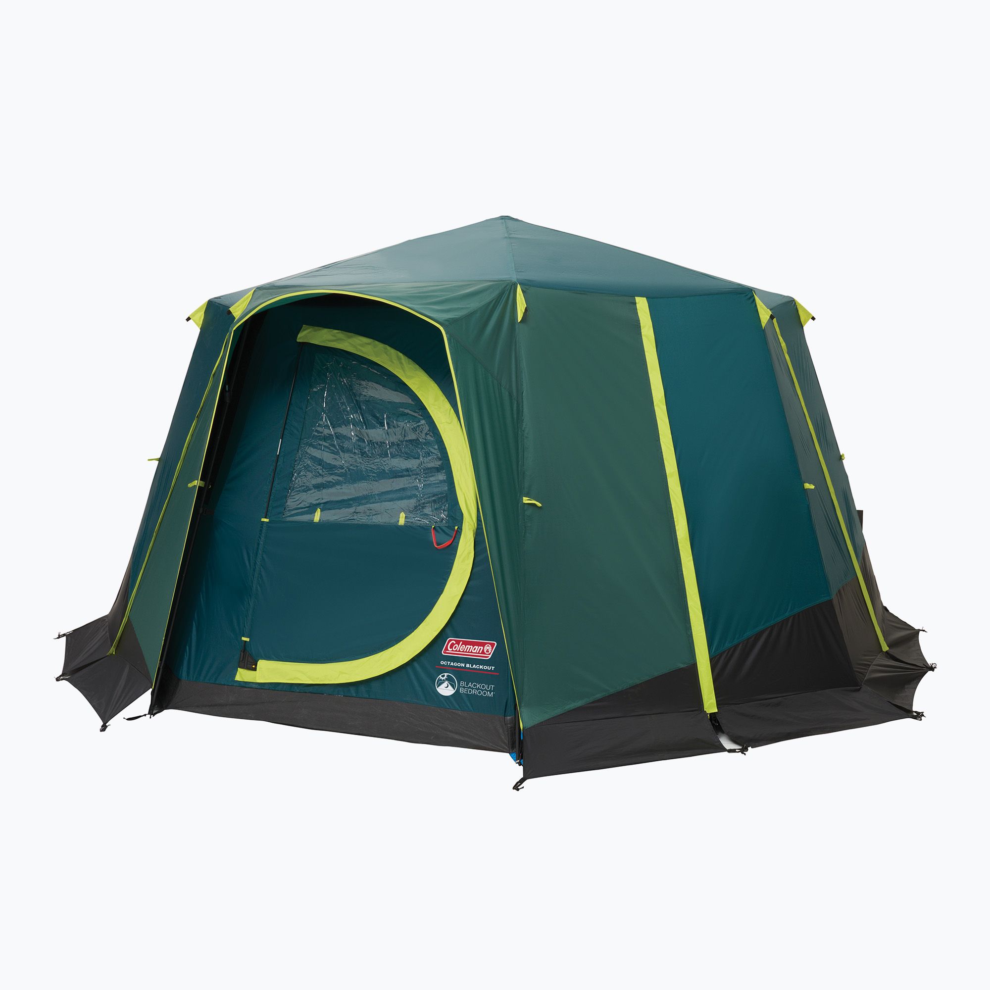 Namiot kempingowy 8-osobowy Coleman Cortes Octagon Blackout Bedroom green 