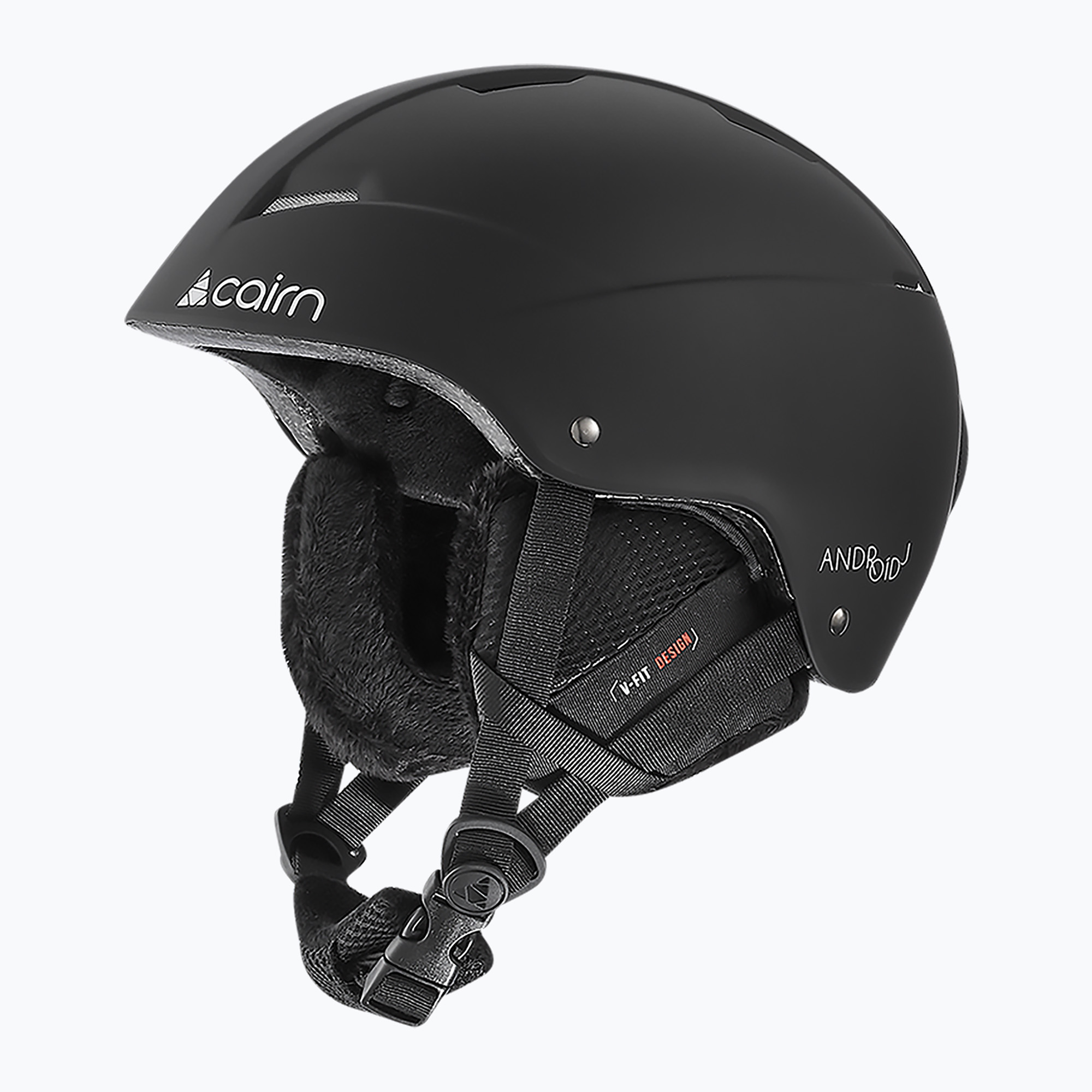 Детска скиорска каска Cairn Android Jr matte black