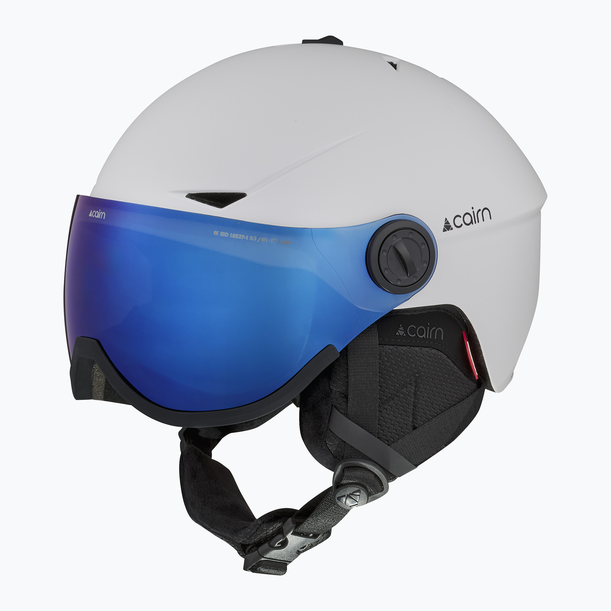 Kask narciarski Cairn Rise II Visor mat white | WYSYŁKA W 24H | 30 DNI NA ZWROT
