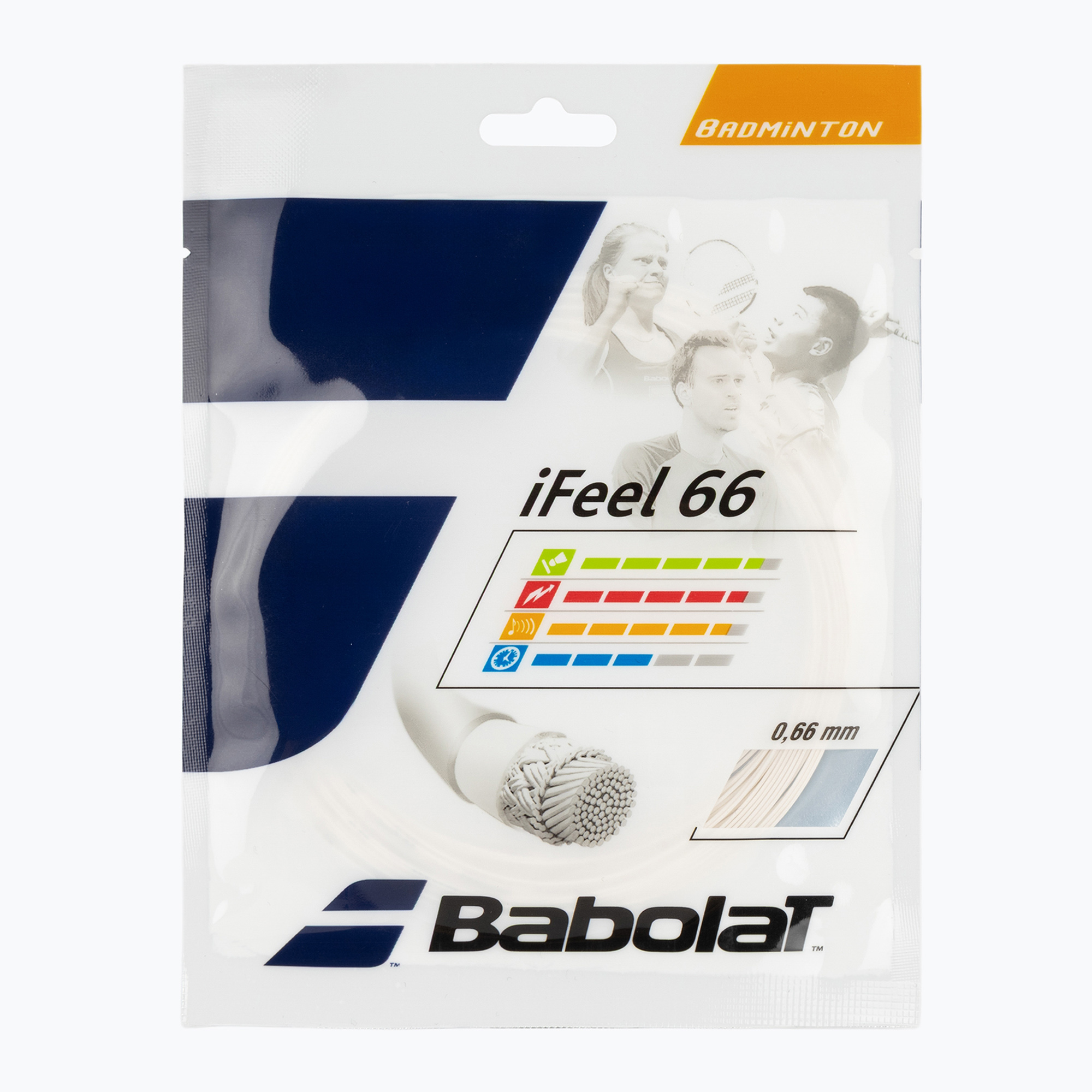 Кордаж за тенис Babolat bad.iFEEL 10,2M white