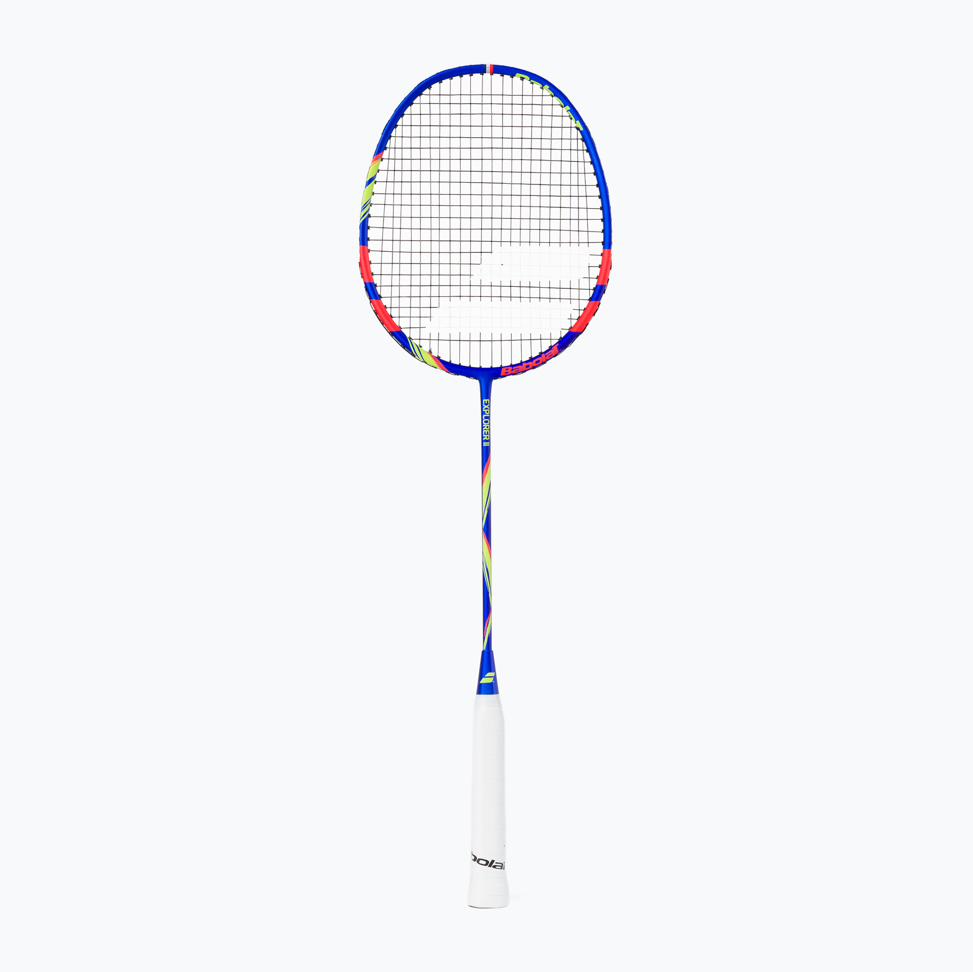 Racchetta da badminton Babolat Base Explorer II blu/arancione