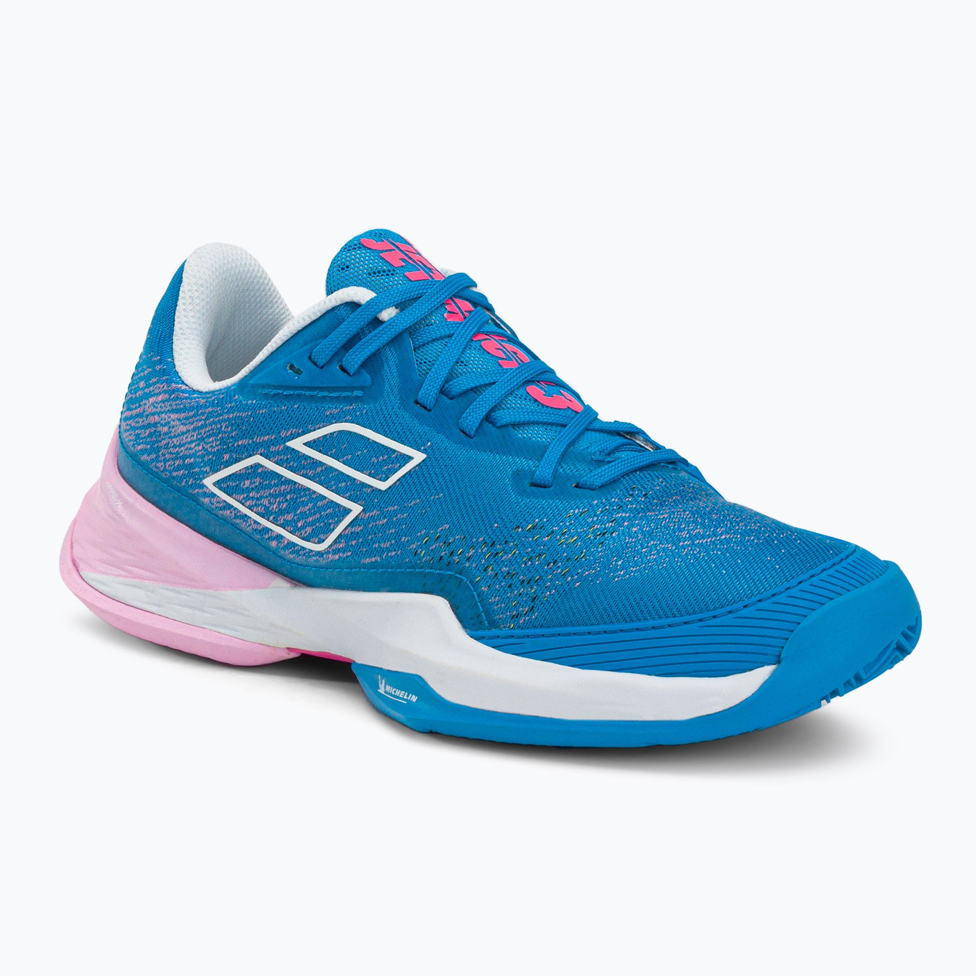 Buty do tenisa damskie Babolat Jet Mach 3 Clay W french blue 