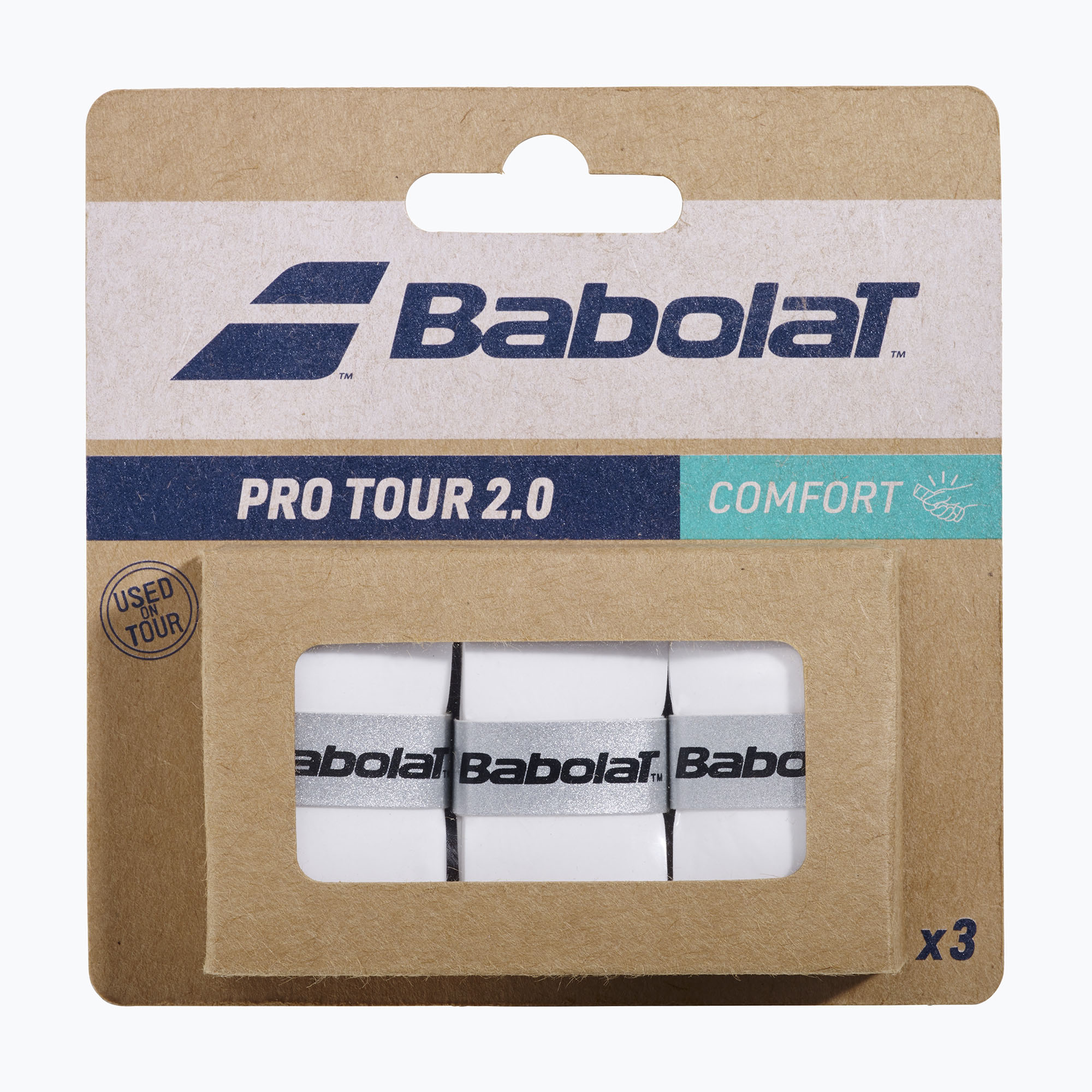 Babolat Pro Tour 2.0 Racchette da tennis 3 pezzi bianco (Pro Tour 2.0 653053)