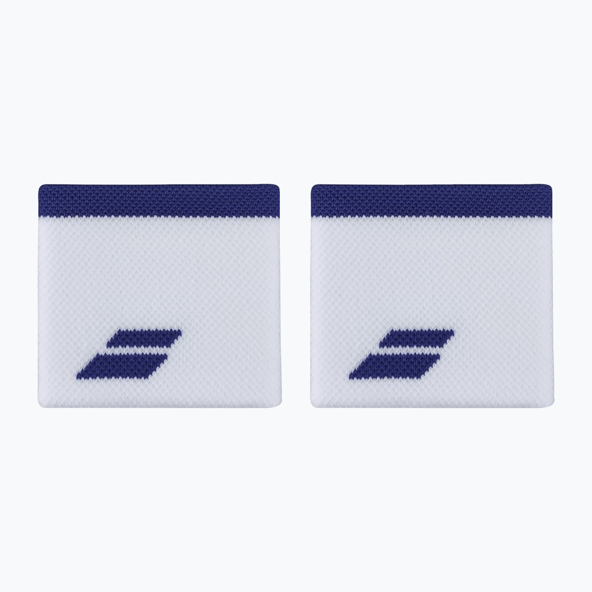Potítka na zápästie Babolat Logo 2 ks biela/sodalitová modrá (Logo Wristband 5UA1261)