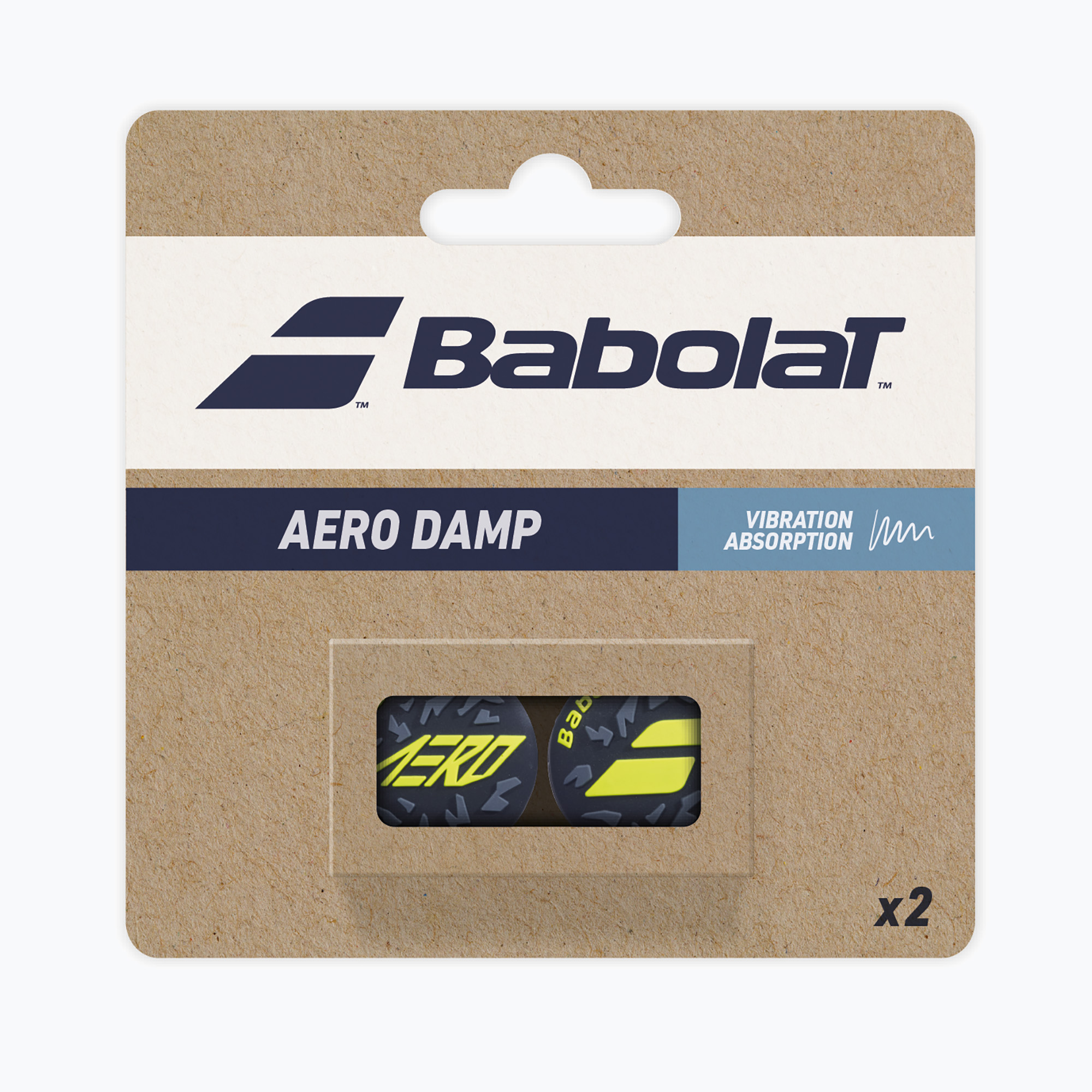 Babolat Aero Damp 2 db szürke/ sárga (Aero Damp 700126)