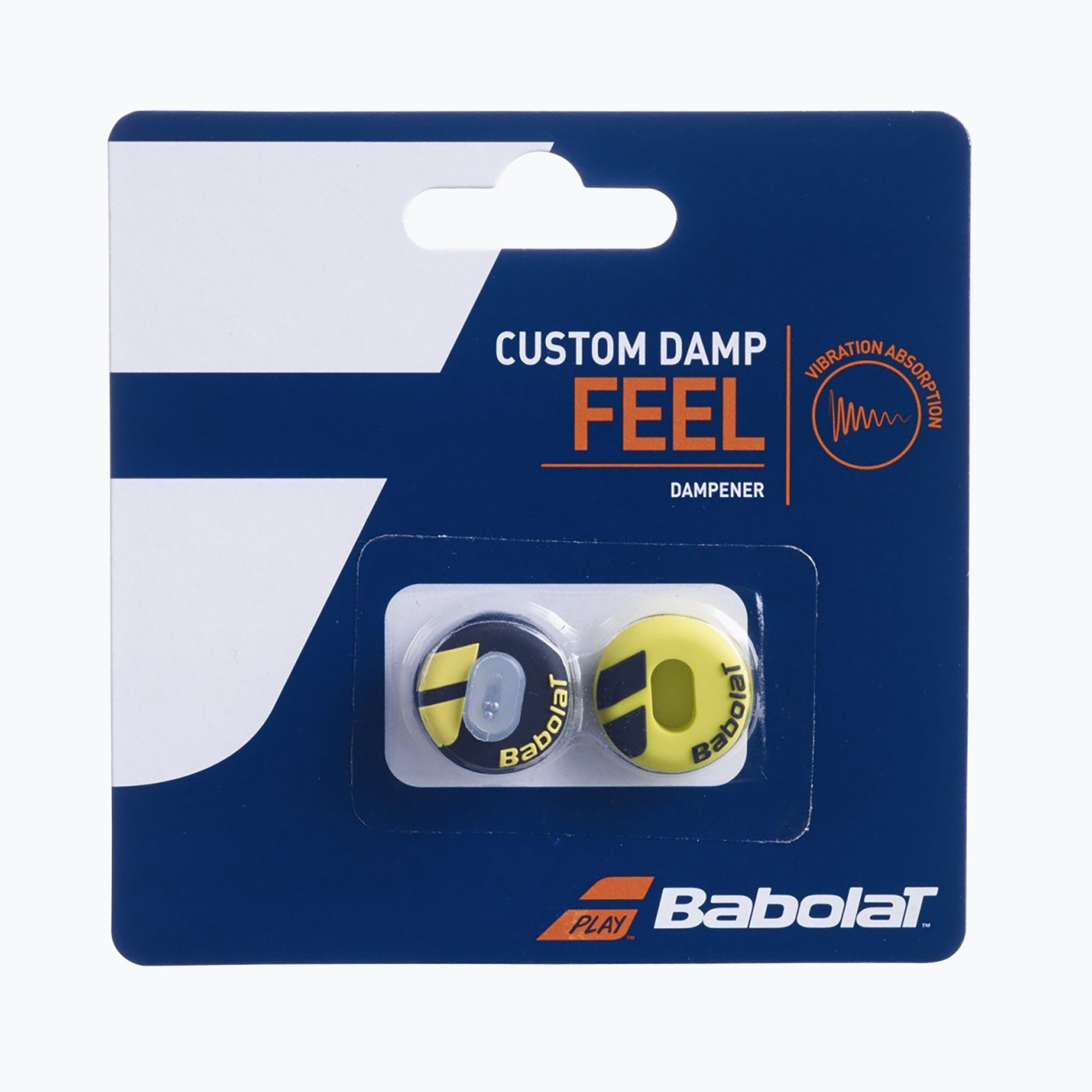 Babolat Custom Damp 2 db. S25 fekete/ sárga (Custom Damp 700040)