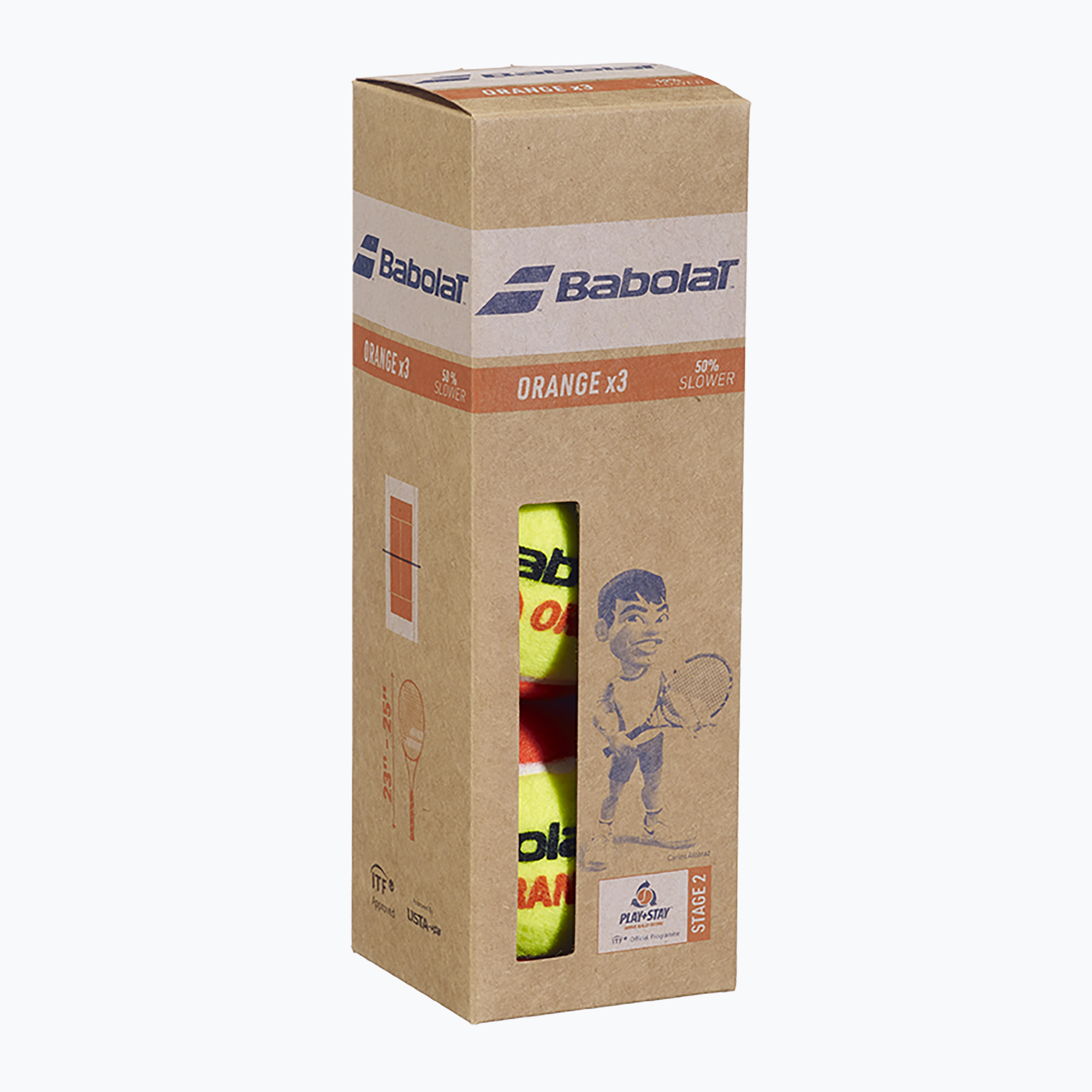 Топки за тенис Babolat Orange Box 3 бр. yellow