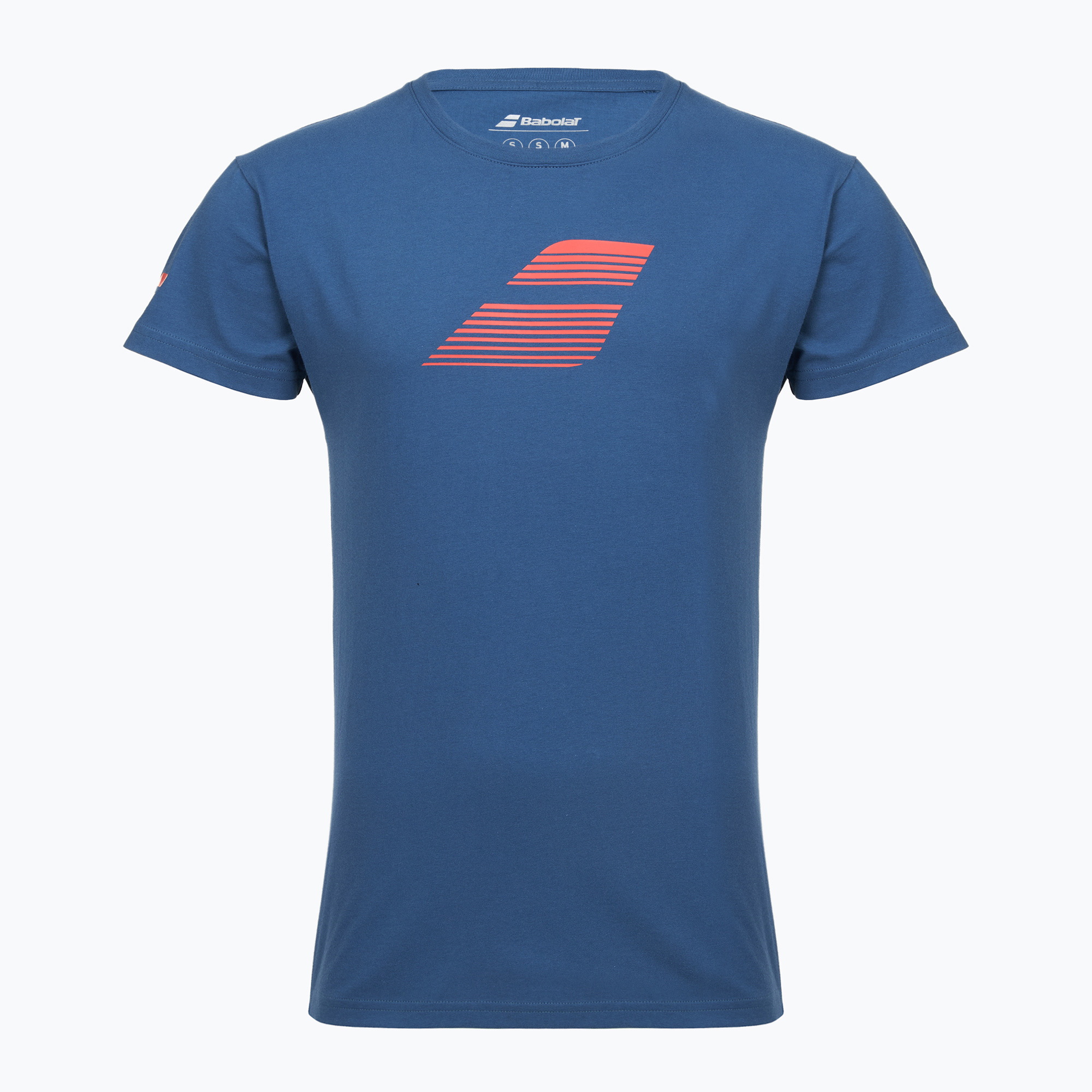 Мъжка тениска Babolat Exercise Big Flag dark blue