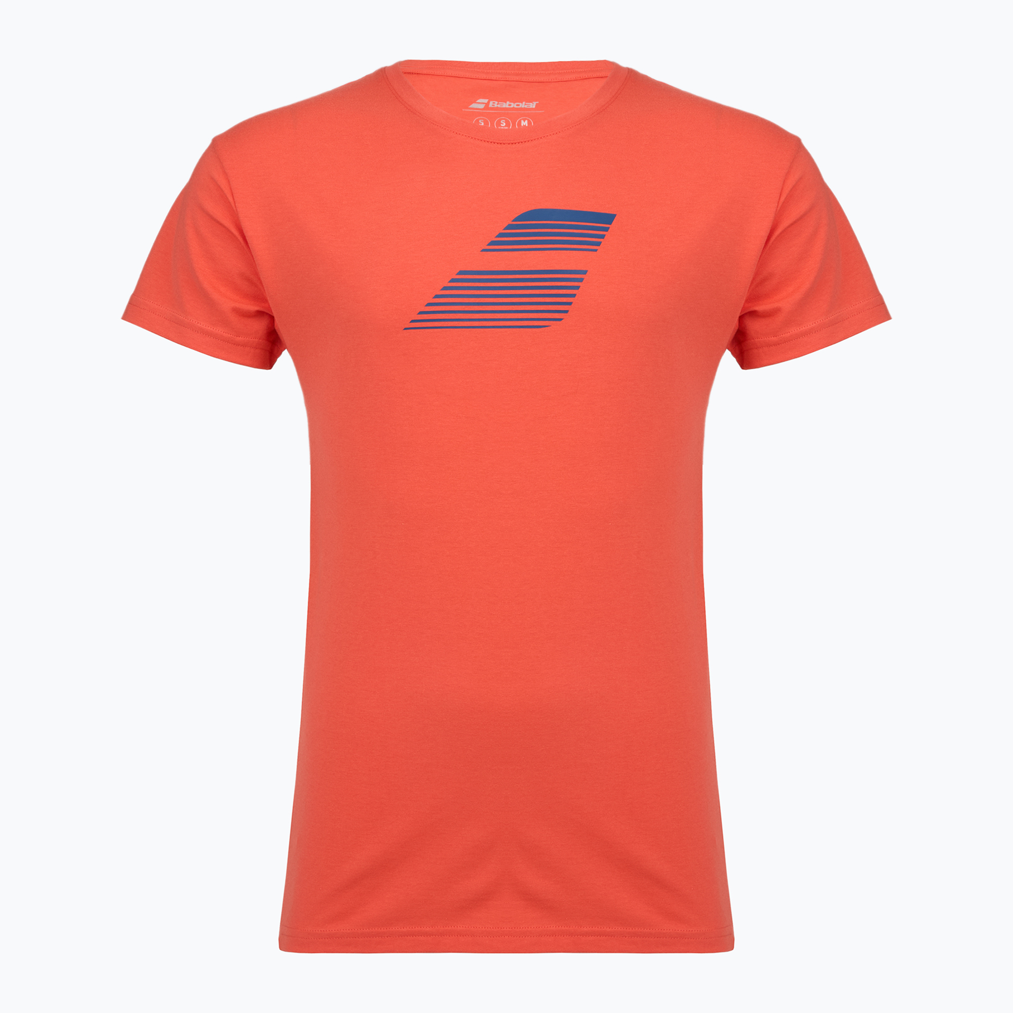 Мъжка тениска Babolat Exercise Big Flag hot coral