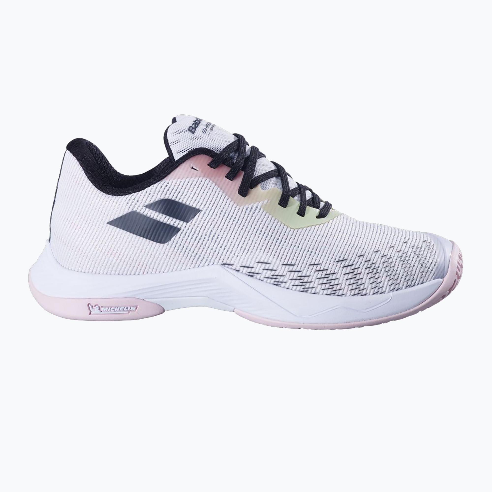 Buty do badmintona Babolat Shadow Spirit 2 W white/white 