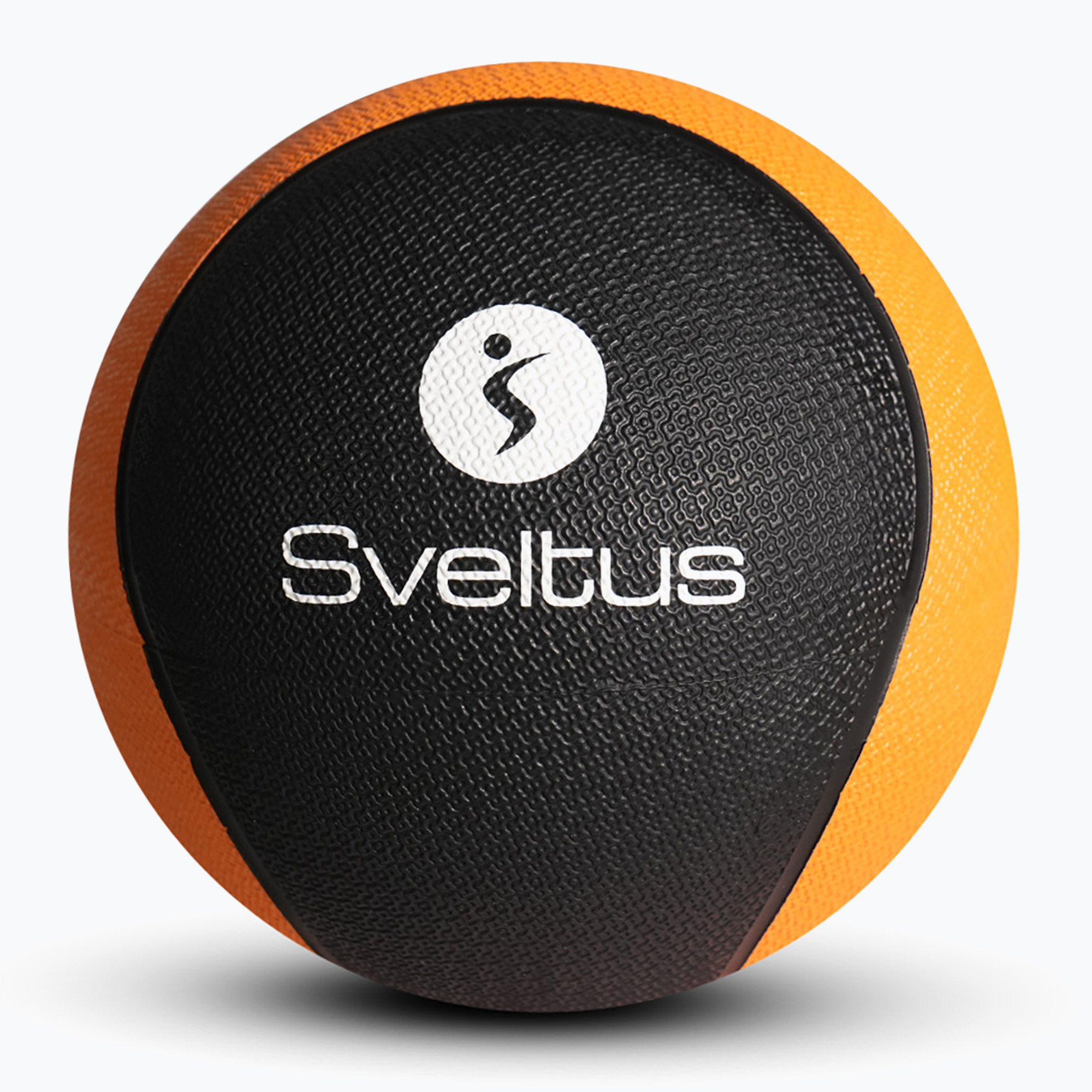 Palla medica Sveltus in gomma 3 kg arancio/nero (3 kg) (Medicine Ball Rubber 0293)