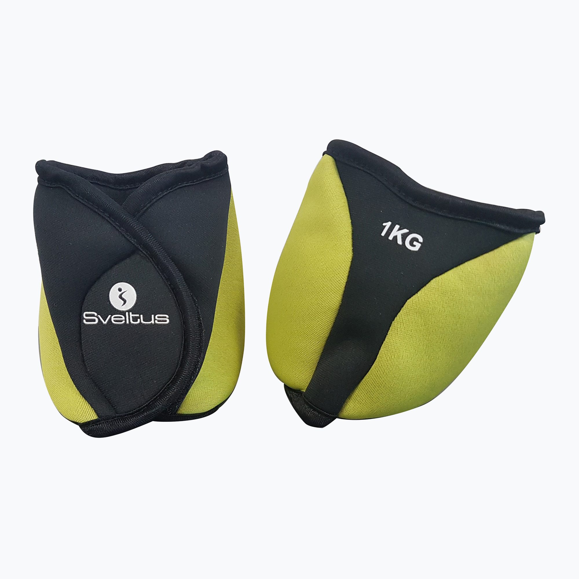 Тежести за глезена Sveltus Ankle Weight Cuff 1 kg 2 бр. green/ yellow