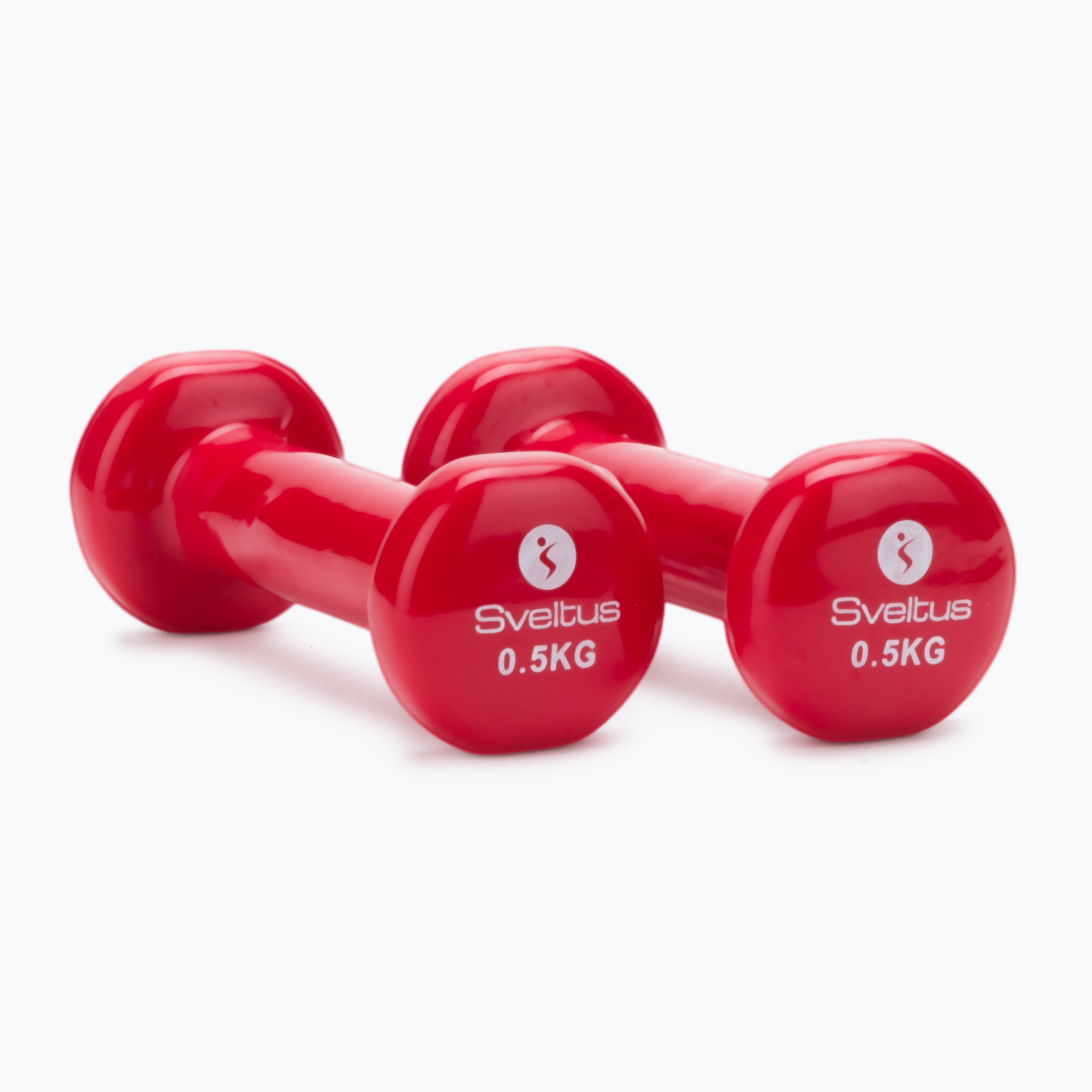 Set di manubri 0,5 kg 2 pz. Sveltus Epoxy rosso 1180 (0.5 kg) (Epoxy 1180)