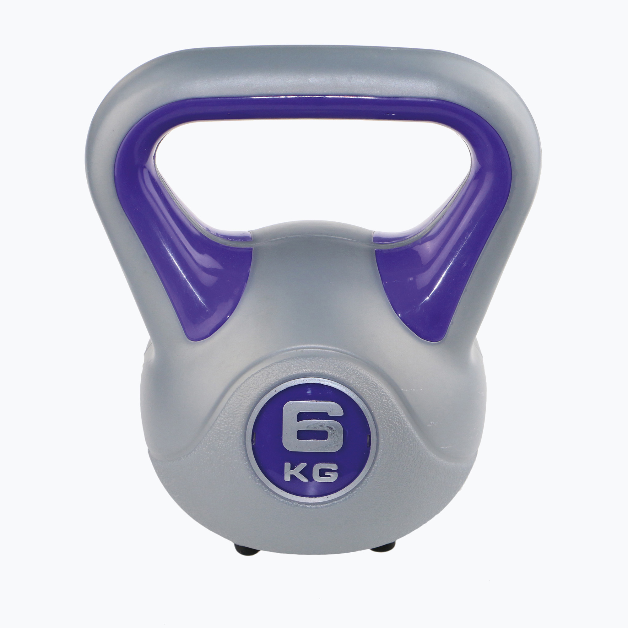 Kettlebell Sveltus Fit 6 kg šedá/fialová (Fit 1196)