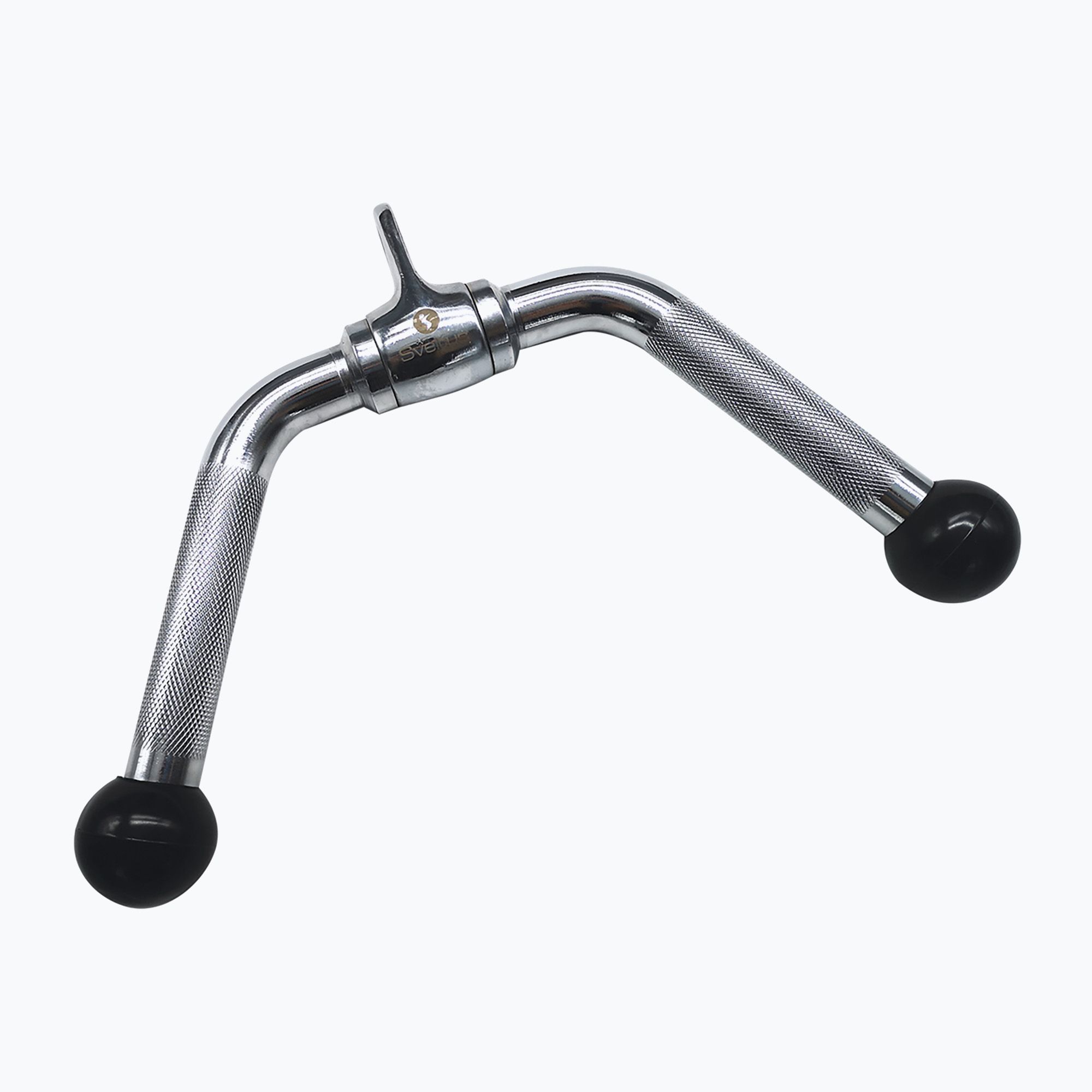 Uchwyt do wyciągu łamany Sveltus Triceps V-bar srebrny 1584 