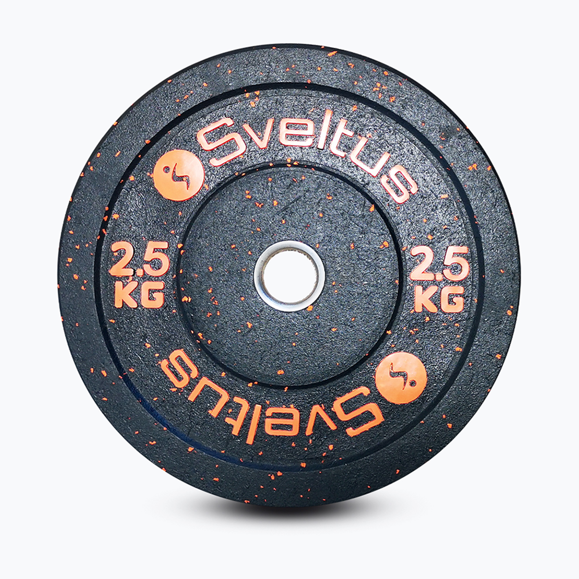 Олимпийски бъмпер тежести Sveltus Olympic Disc Bumper 2.5 kg black