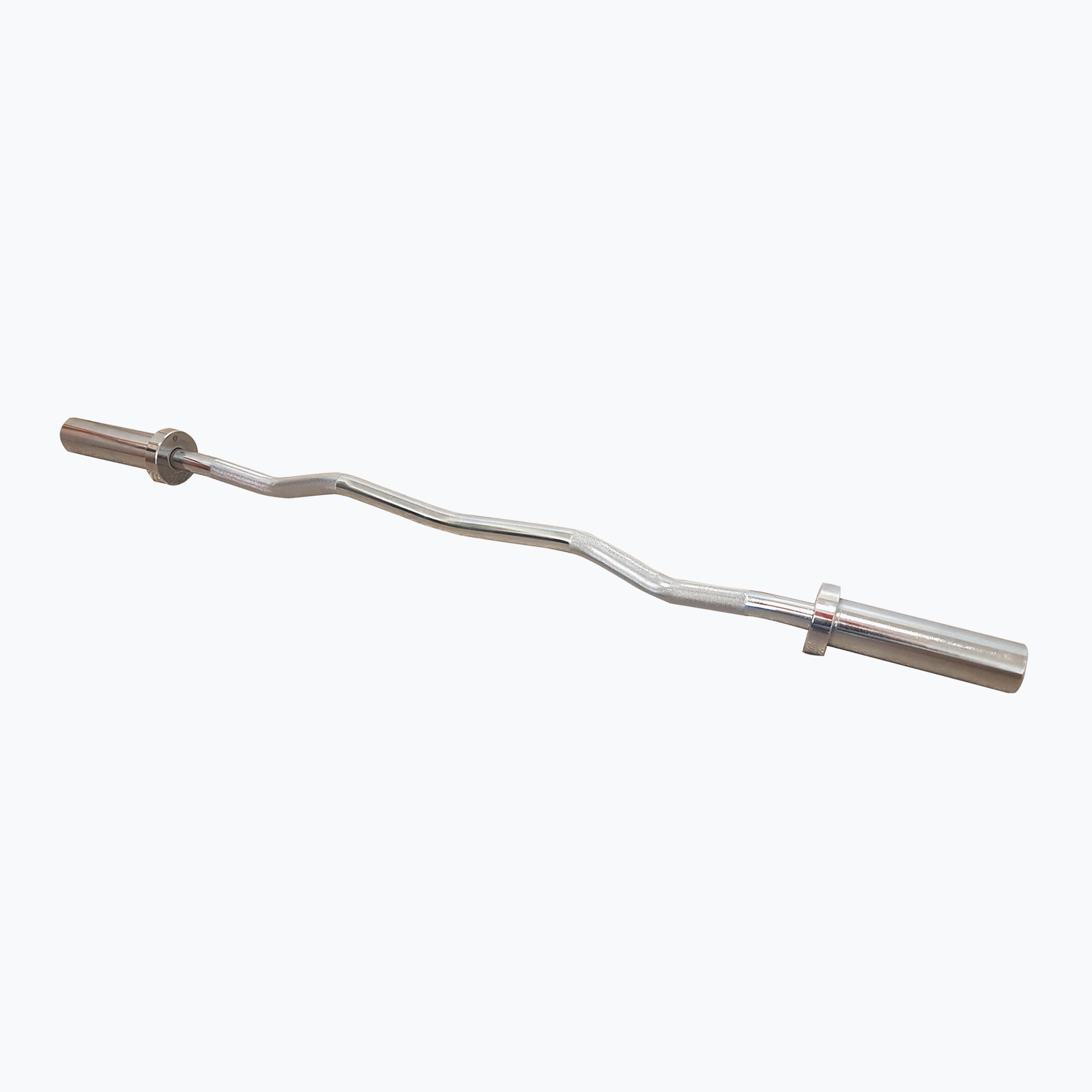 Gryf łamany Sveltus Ez Curl Bar + 2 Spring Collars chrome