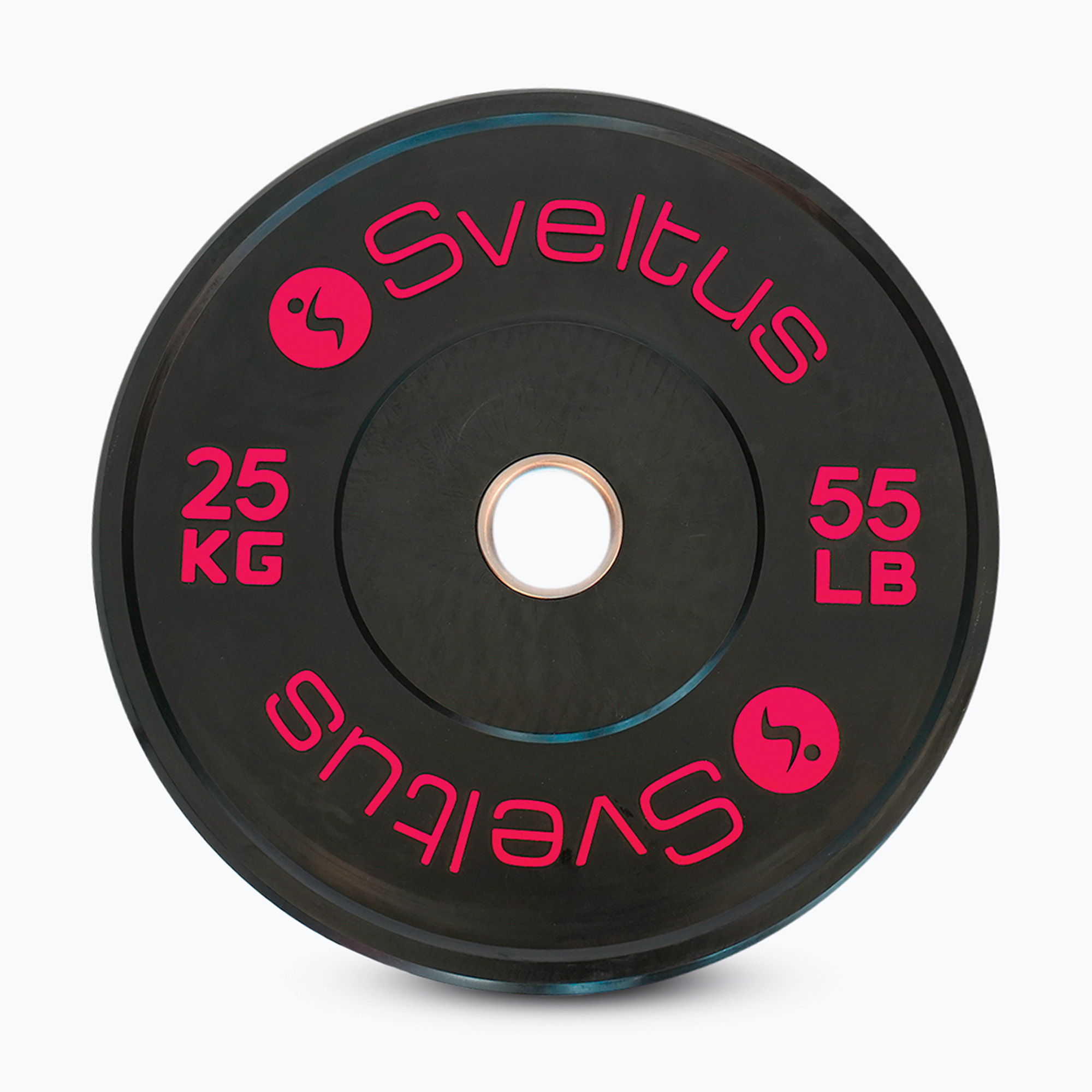 Obciążenie bumperowe olimpijskie Sveltus Training Olympic Disc 25 kg black 