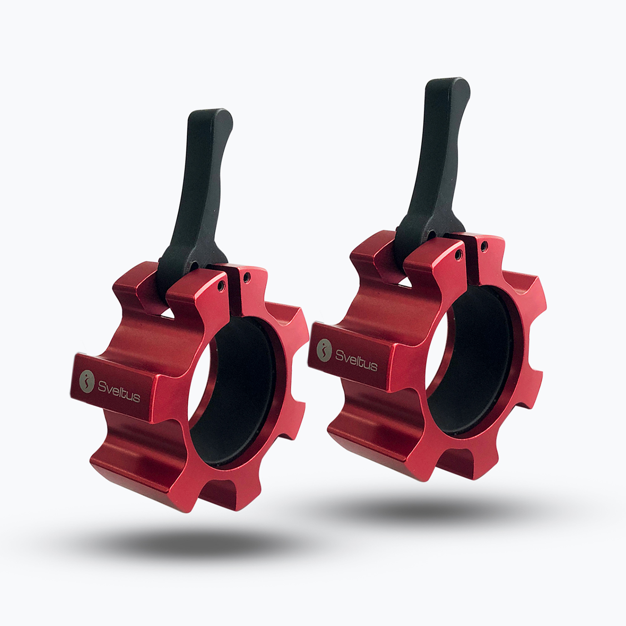 Скоби за щанги Sveltus Aluminium Stop Disc 2 бр. red