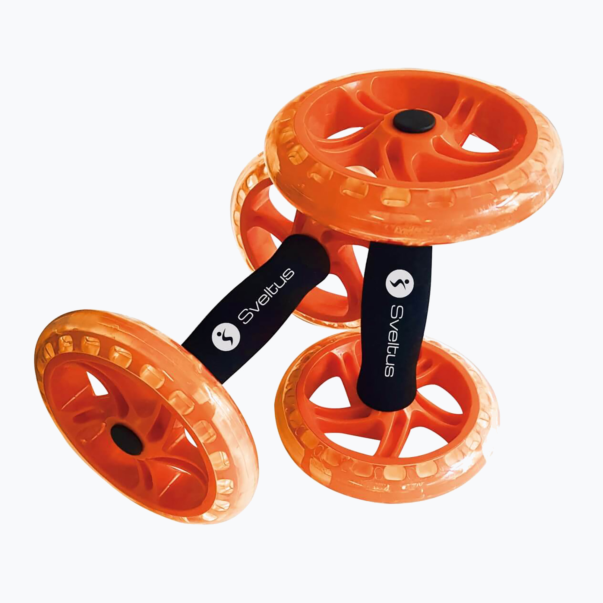 Roți de exerciții Sveltus Double AB Wheel (2 buc.) portocaliu 2607 (AB Wheel 2607)