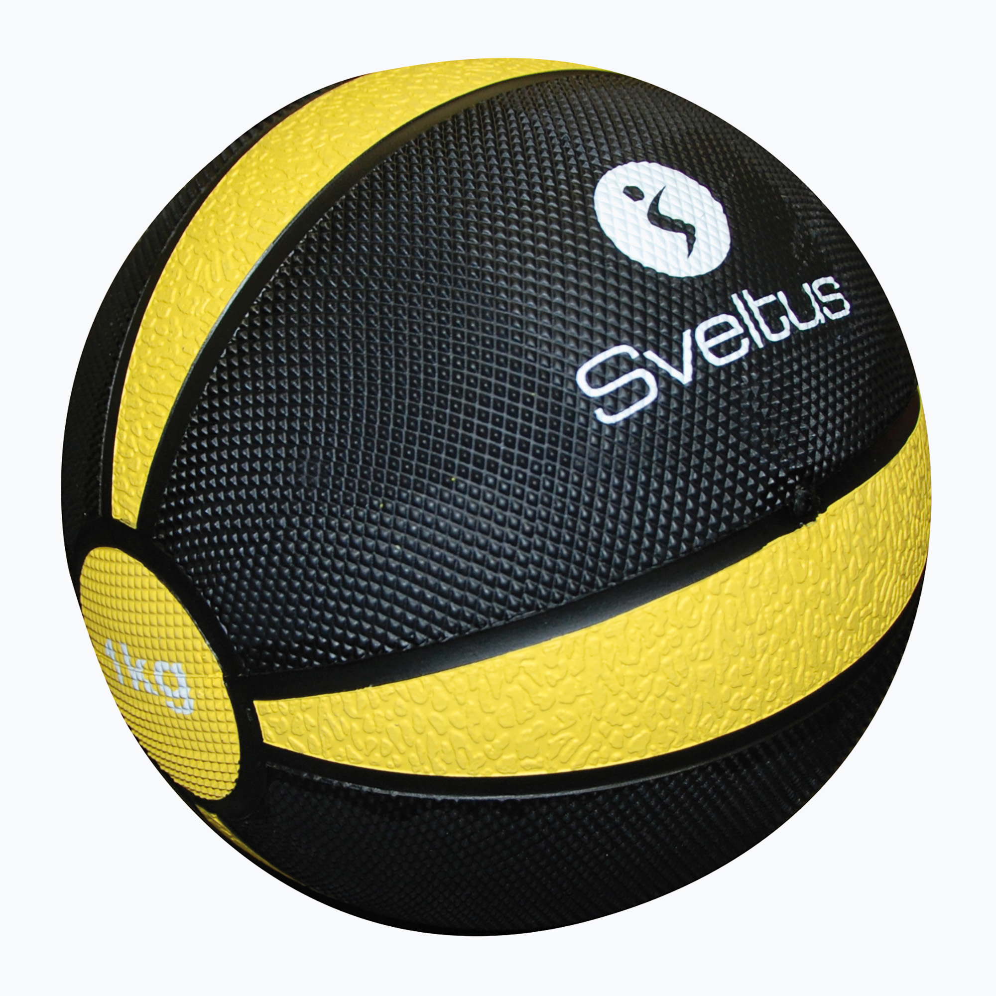 Sveltus medicinlabda 1 kg fekete/sárga (Medicine Ball 0490)