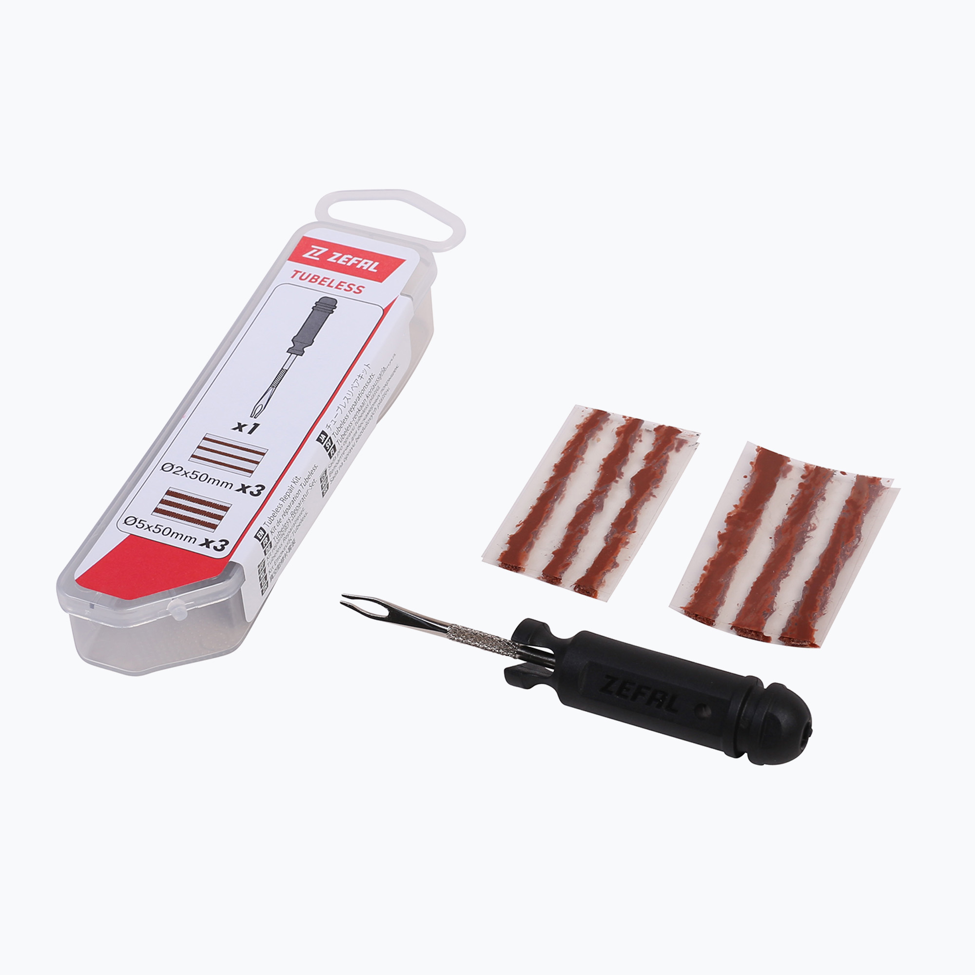 Zefal Комплект за ремонт на тръби без тръби, бял ZF-4302