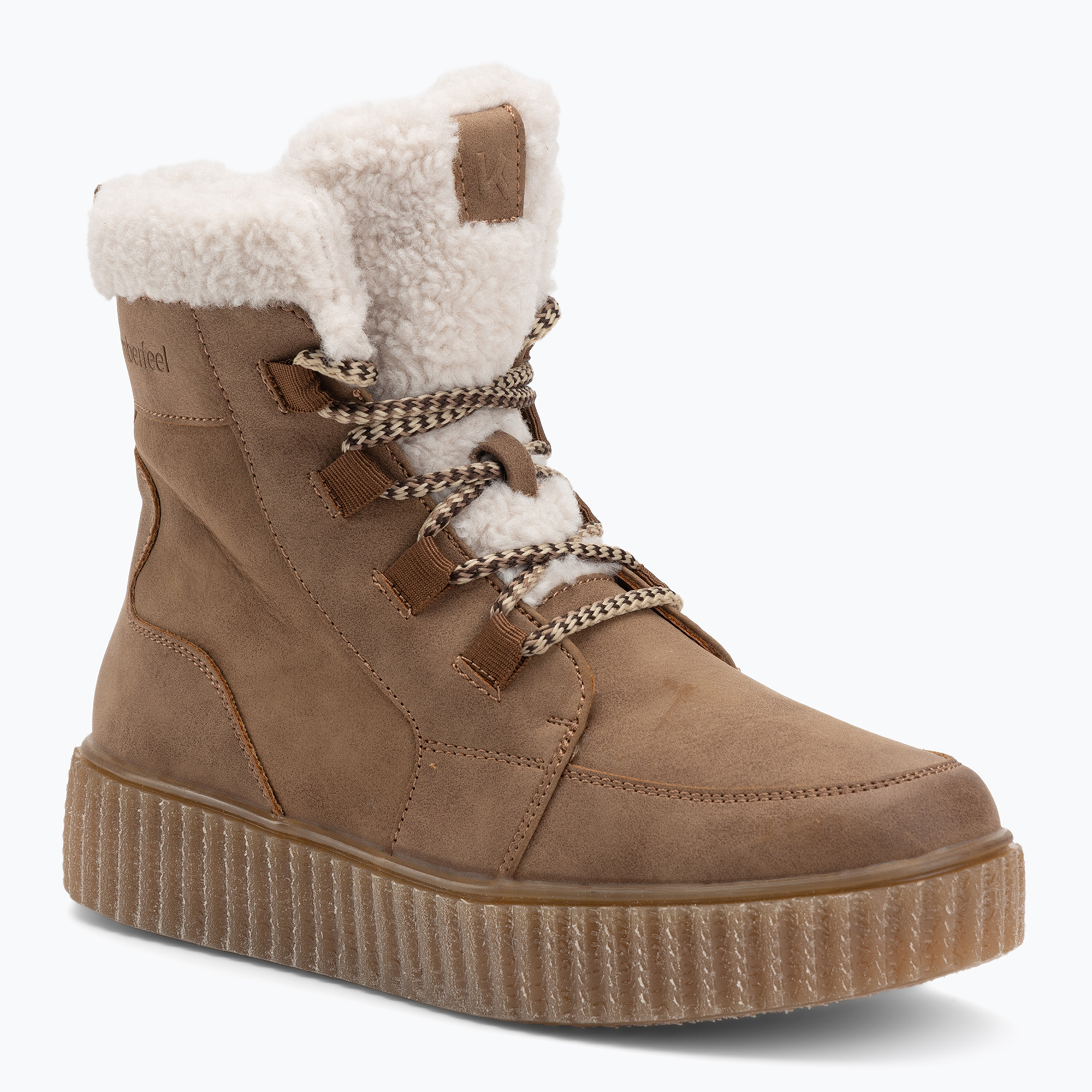 Śniegowce dziecięce Kimberfeel Rebby cognac