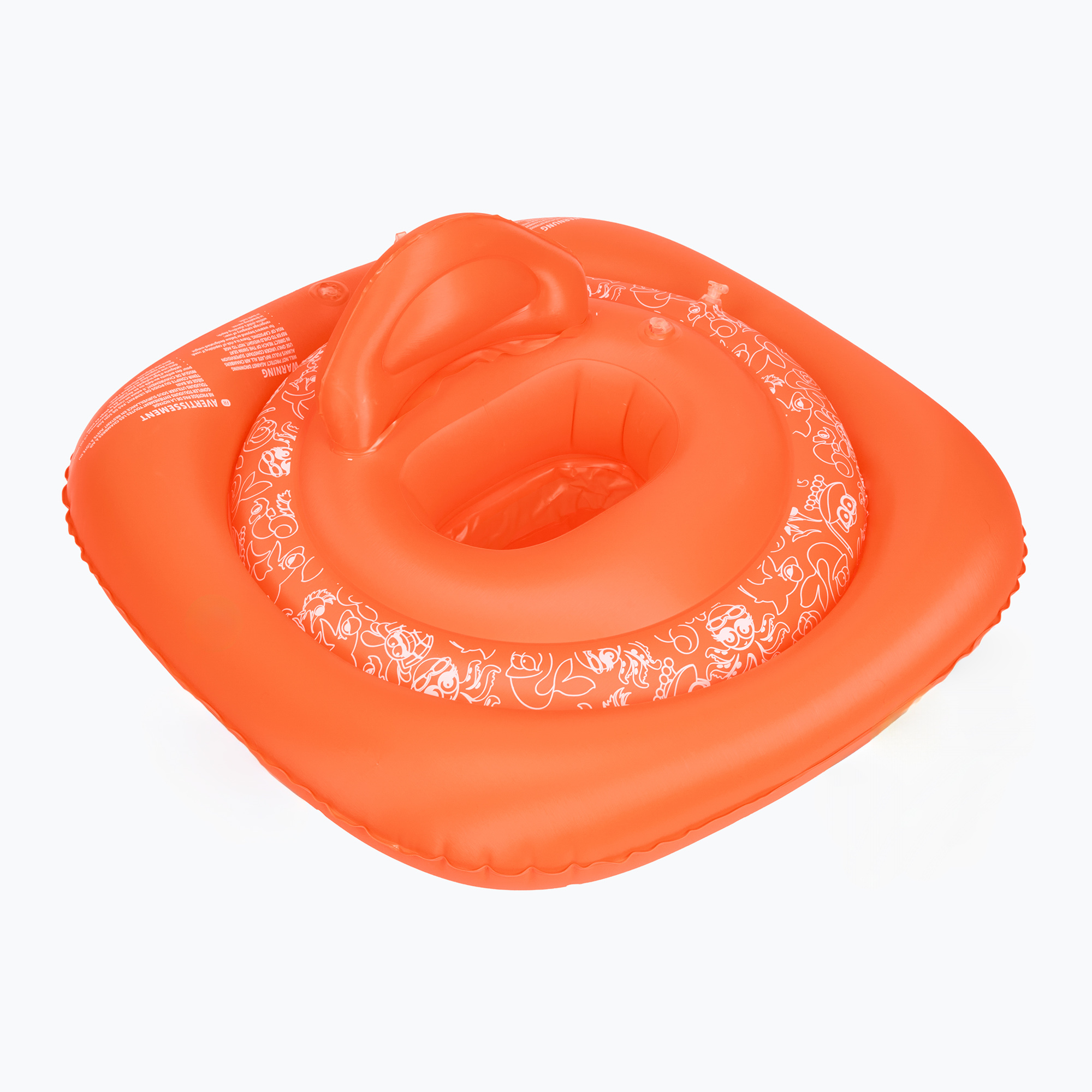 Detské plavecké sedadlo arena Water Tribe Baby Swim Seat nectarine/white